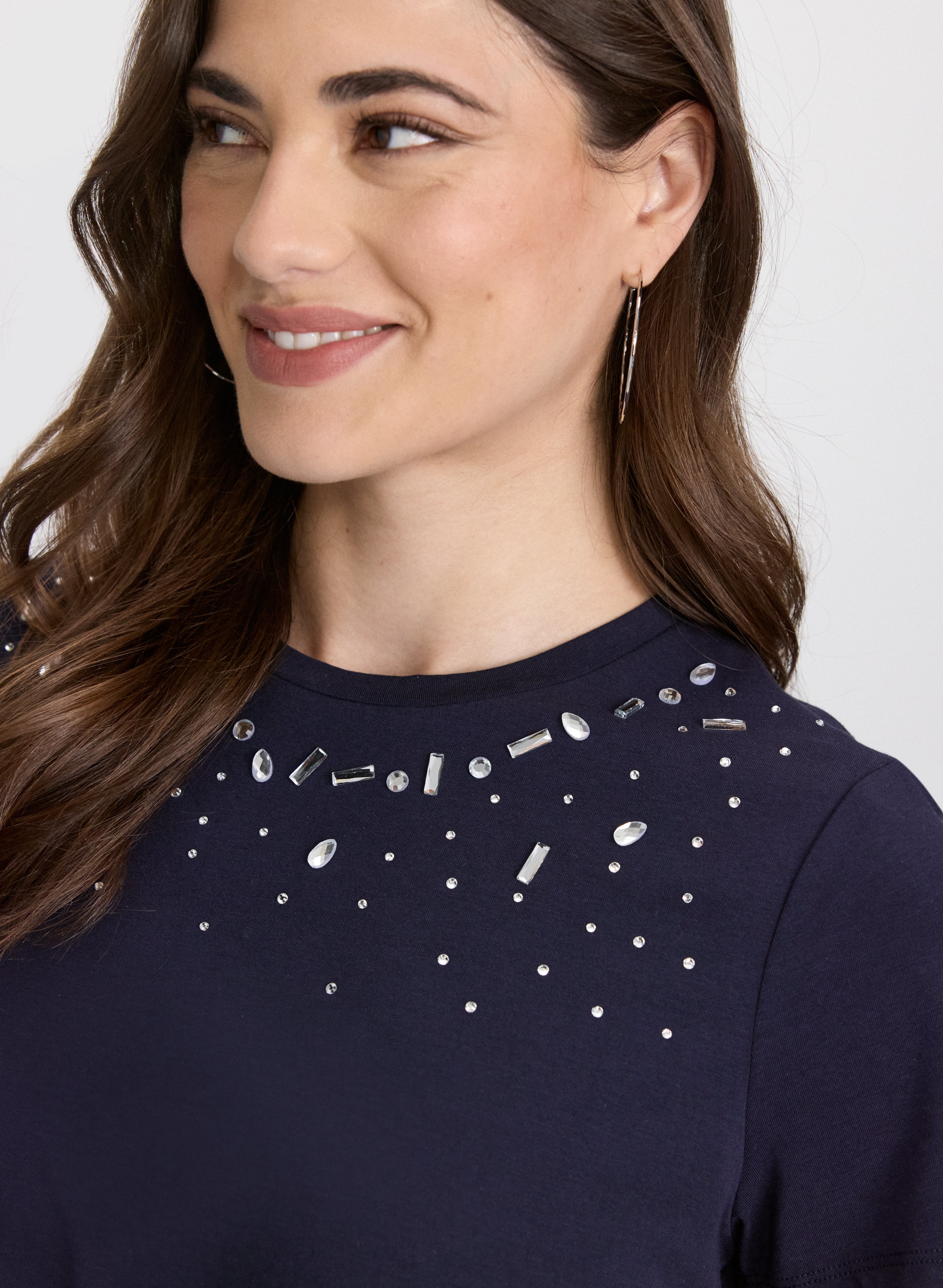 Crystal Trim T-Shirt