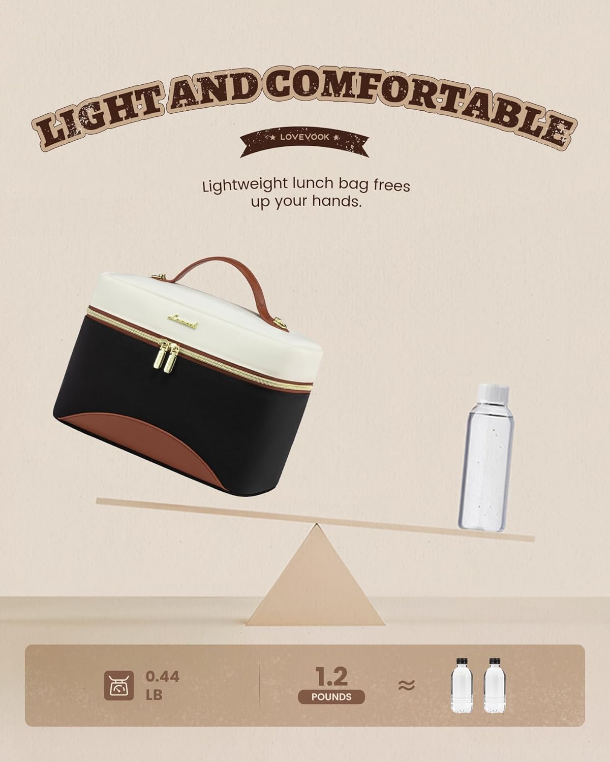 Cooler Lunch Bag with Adjustable Shoulder Strap