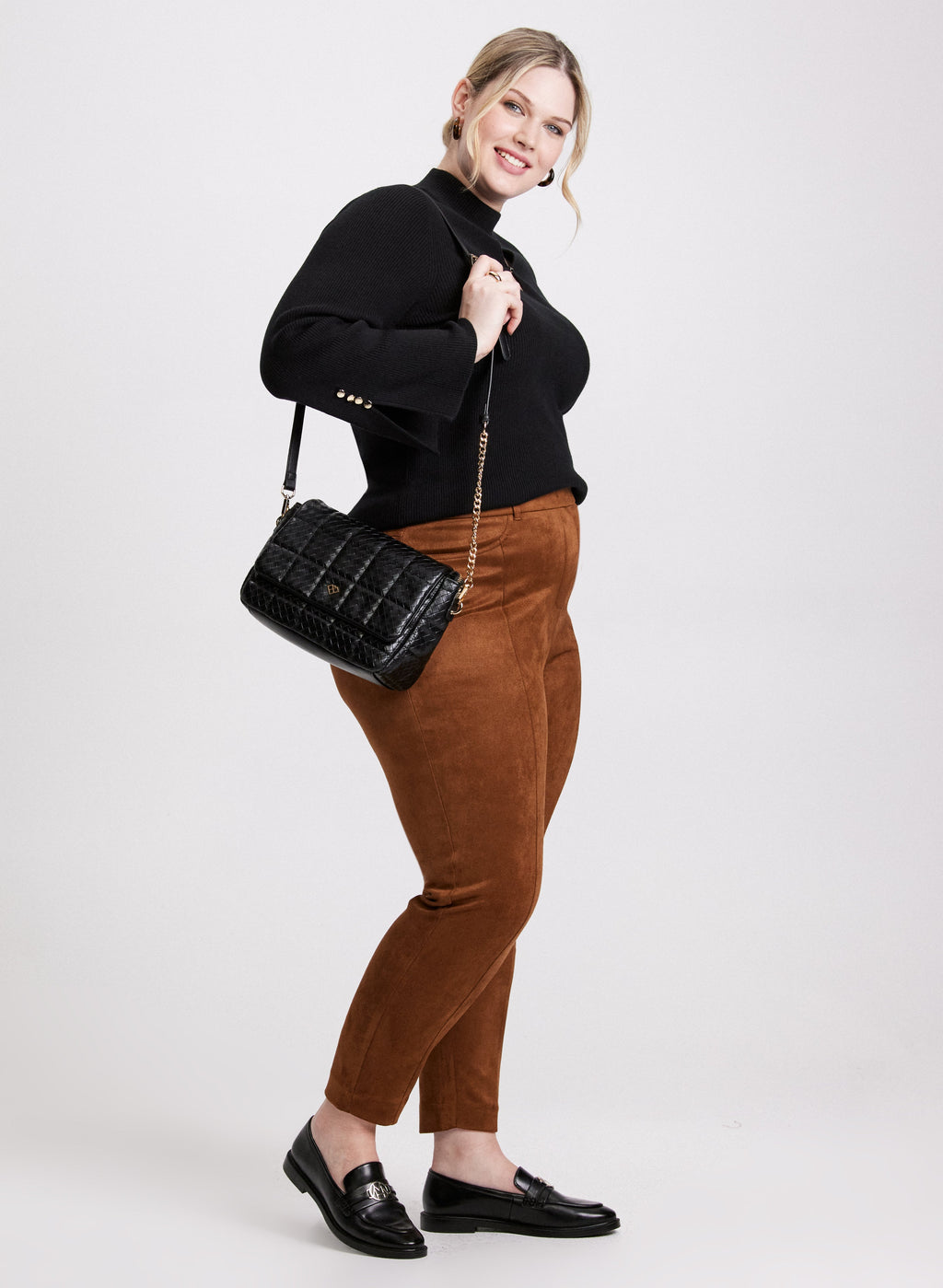 Chloe Vegan Suede Leggings - Regular