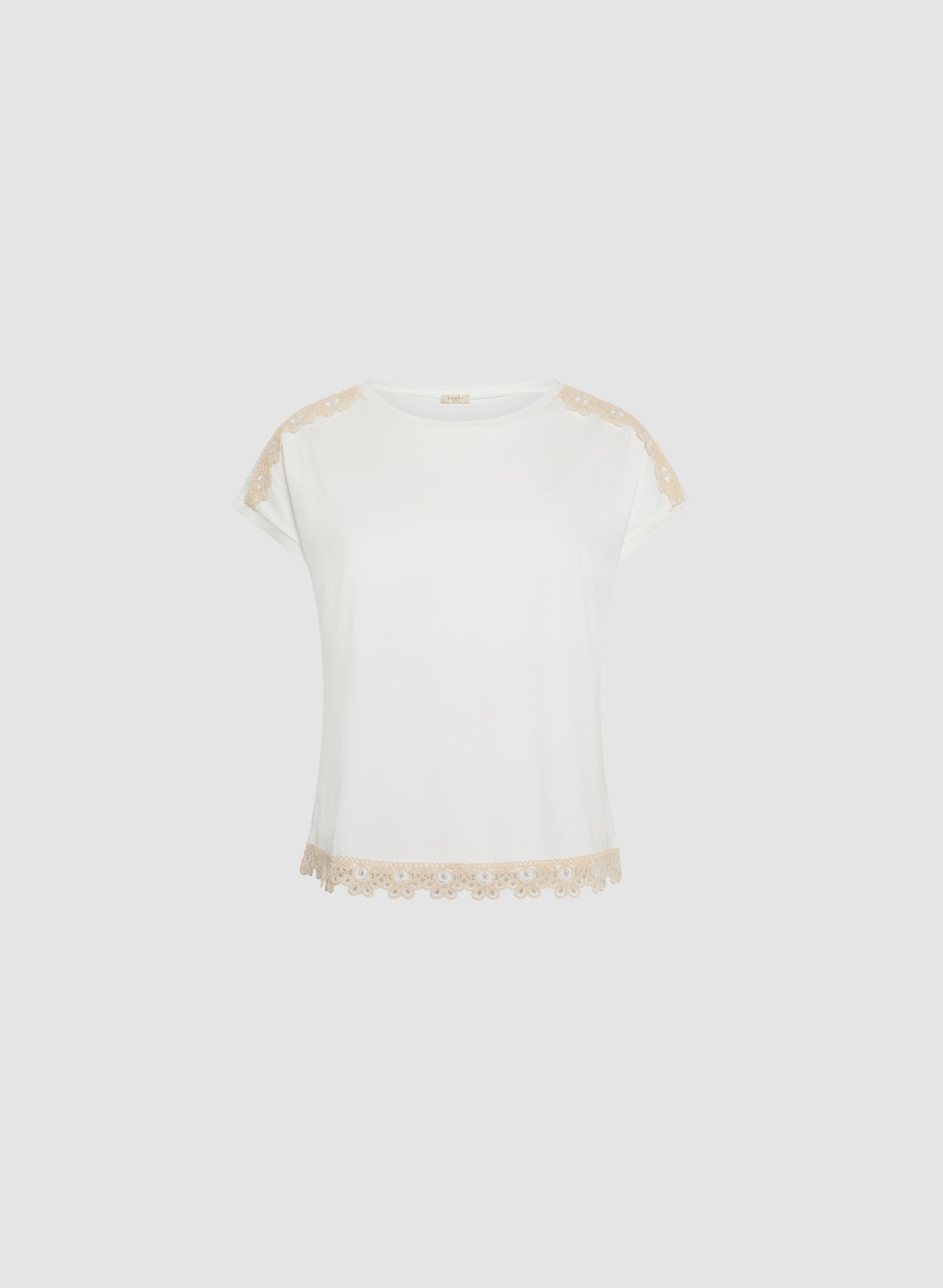 Crochet Trim T-Shirt