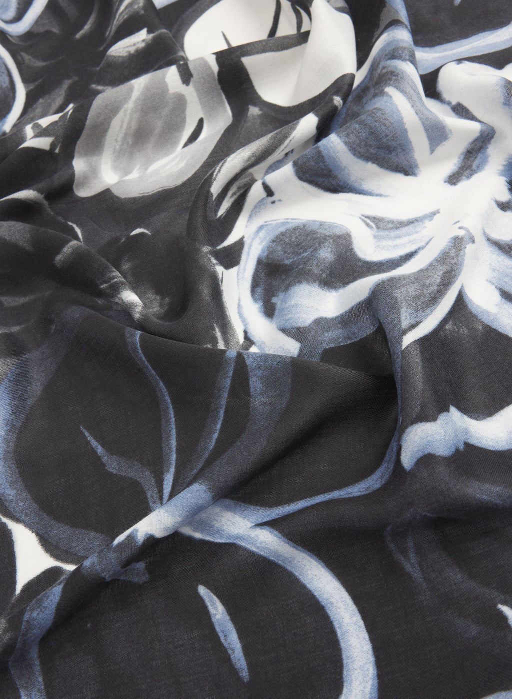 Abstract Leaf Print Scarf
