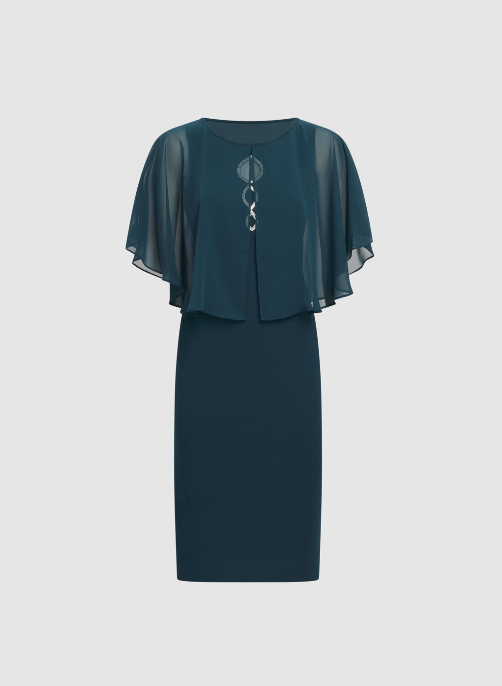 Capelet Overlay Dress