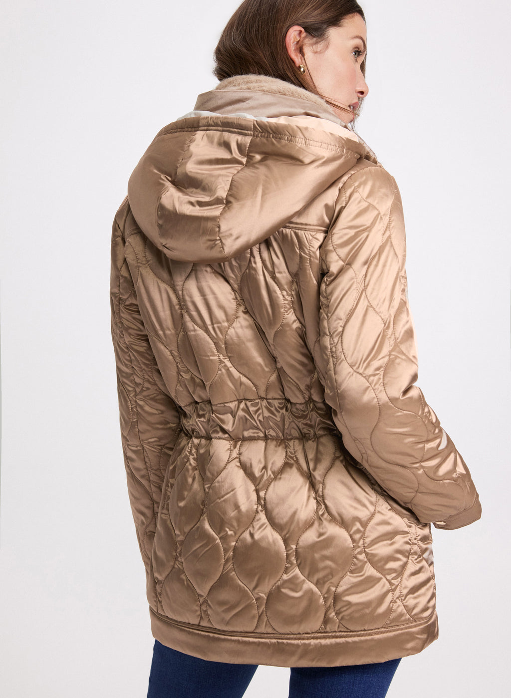 Belted Puffer Coat