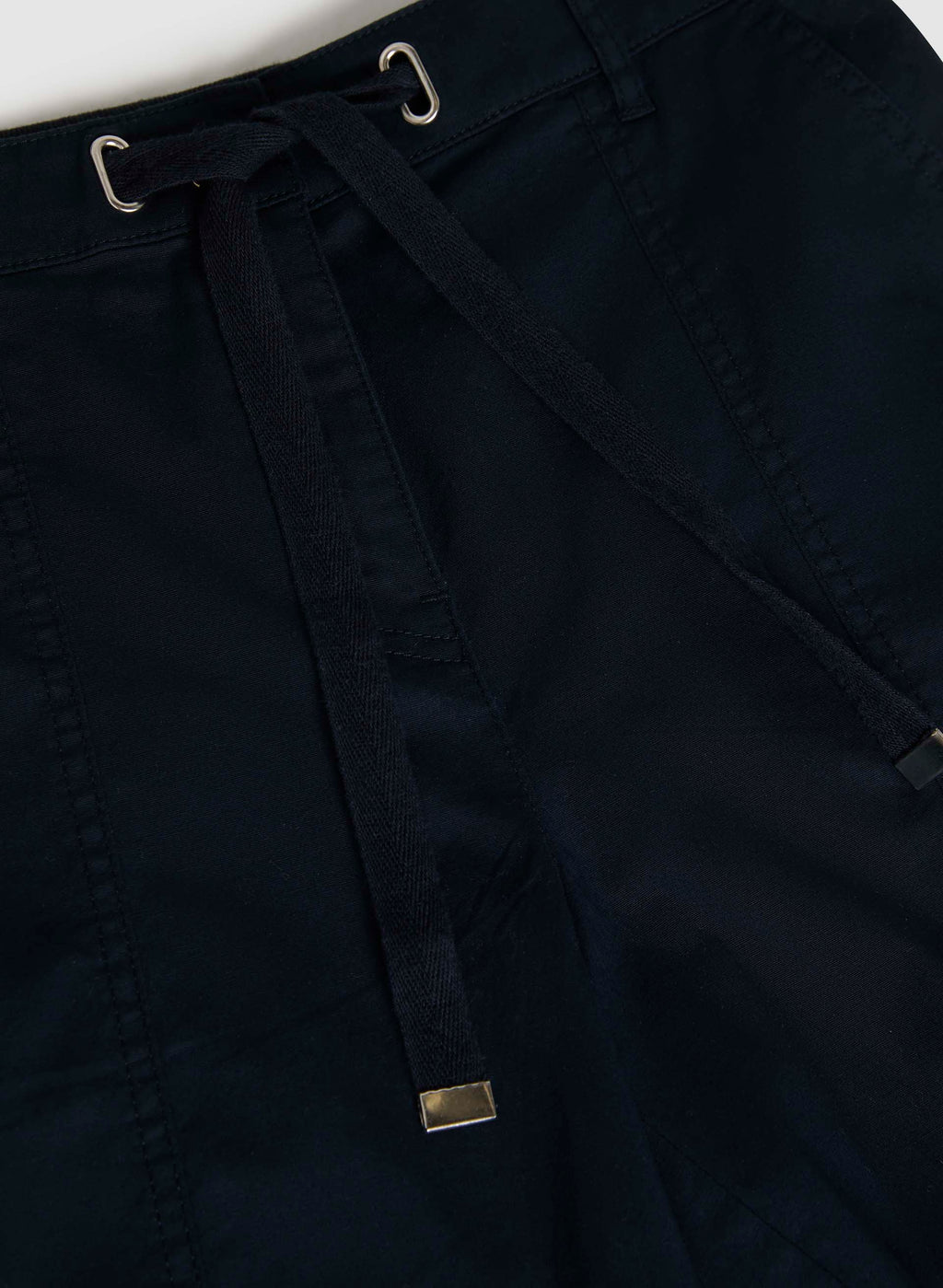 Cotton-Blend Drawstring Shorts