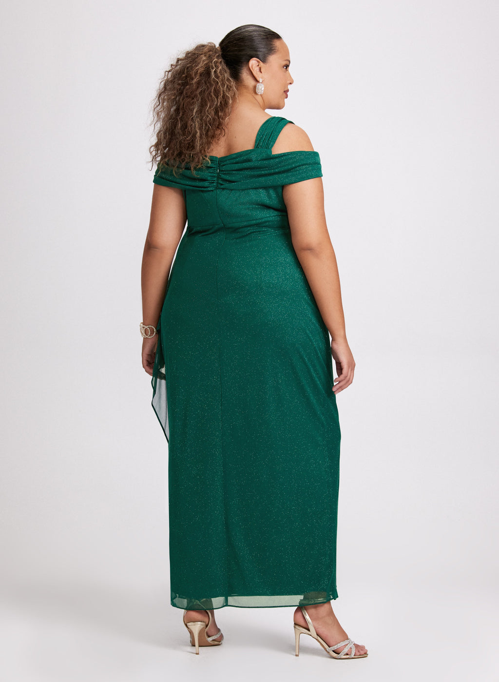 Cold Shoulder Empire Waist Dress