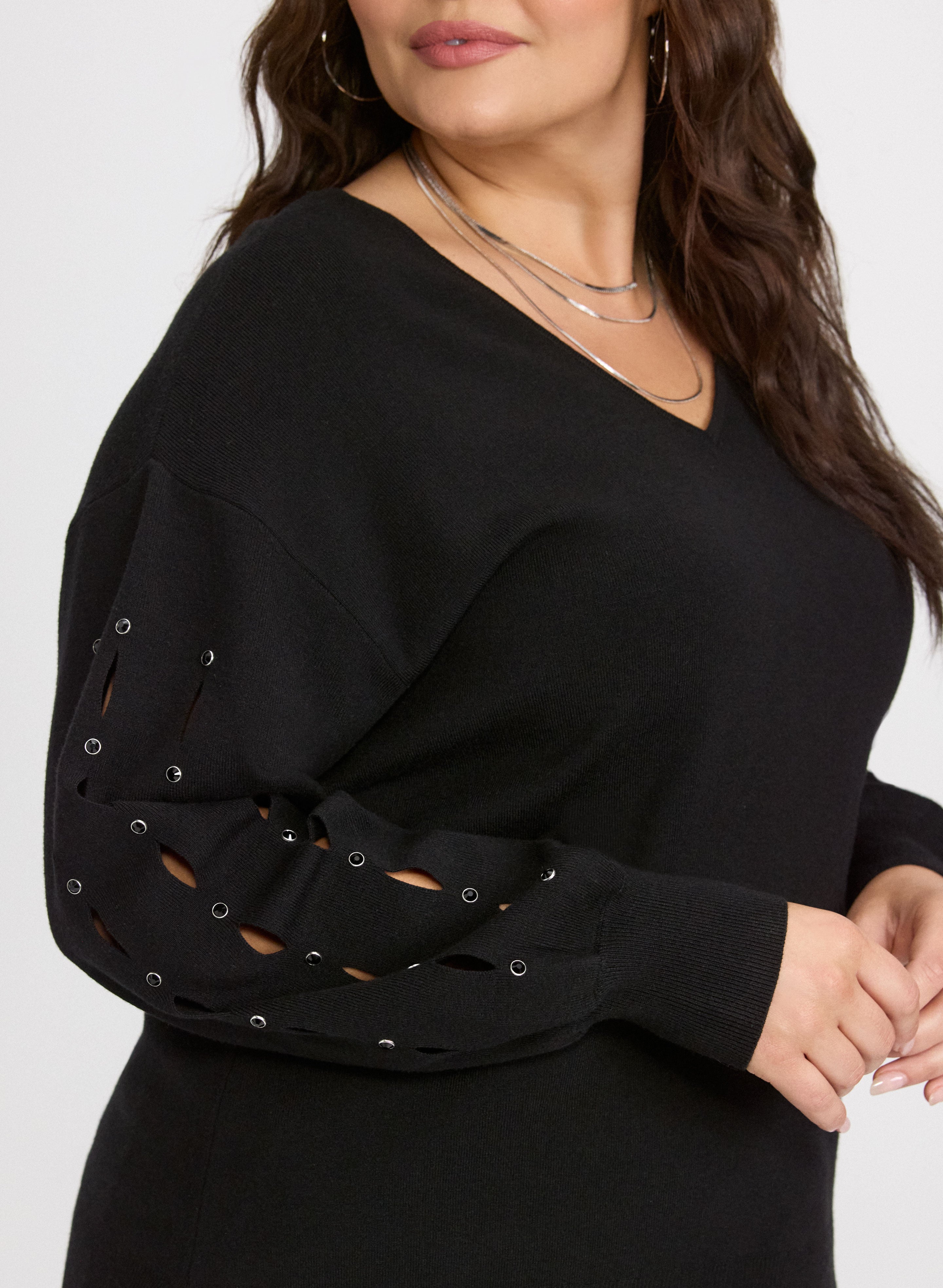 Crystal Embellished Sweater
