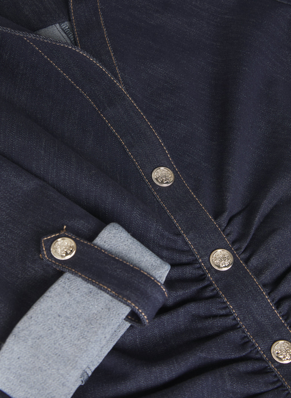 Button-Down Denim Dress