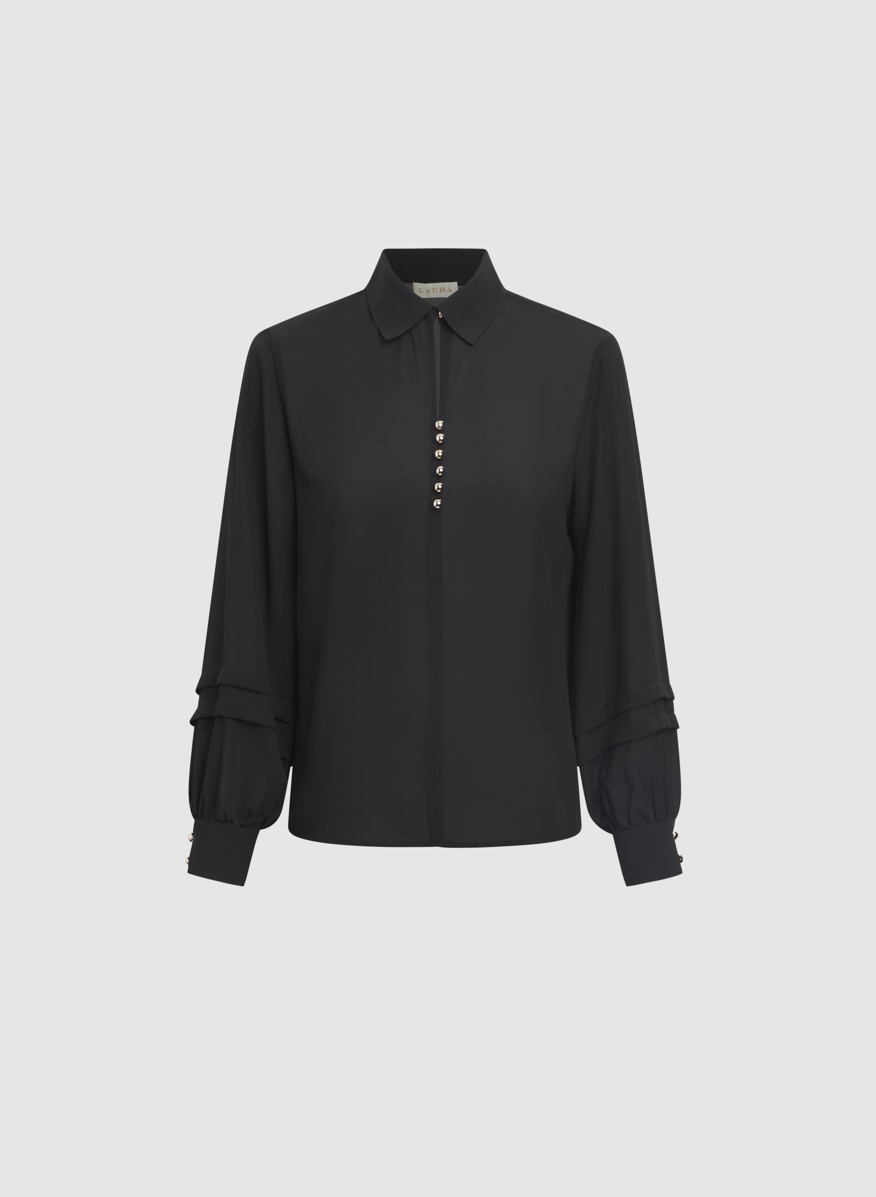 Button Detail Blouse