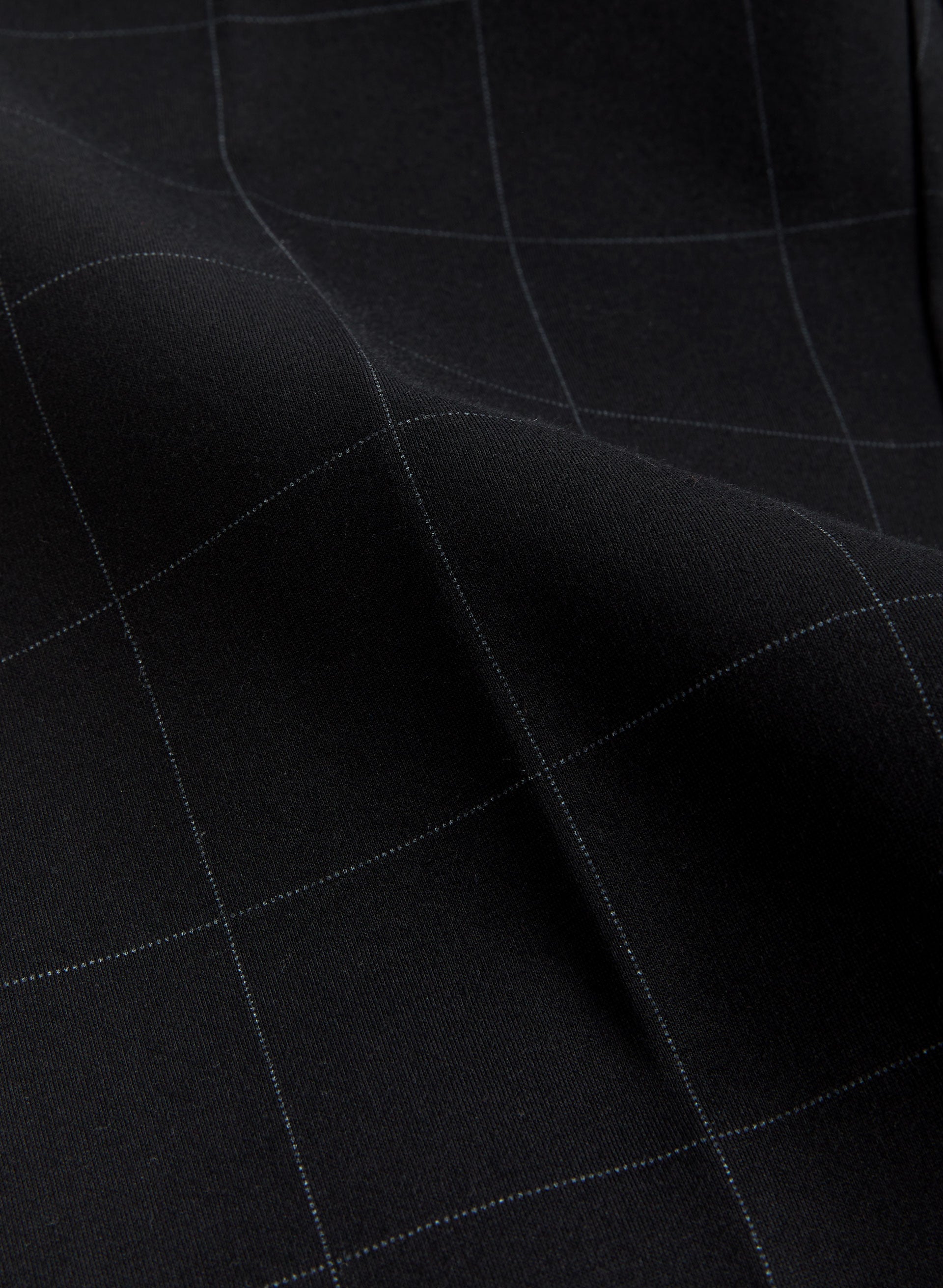 Checkered Print Pull-On Pants