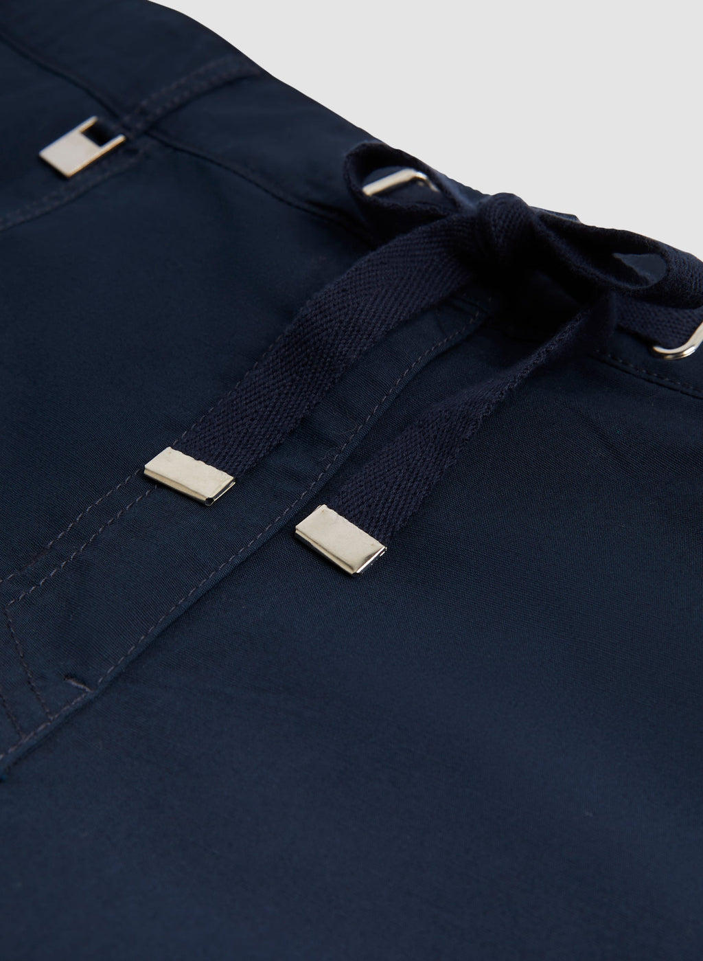 Cotton-Blend Drawstring Shorts