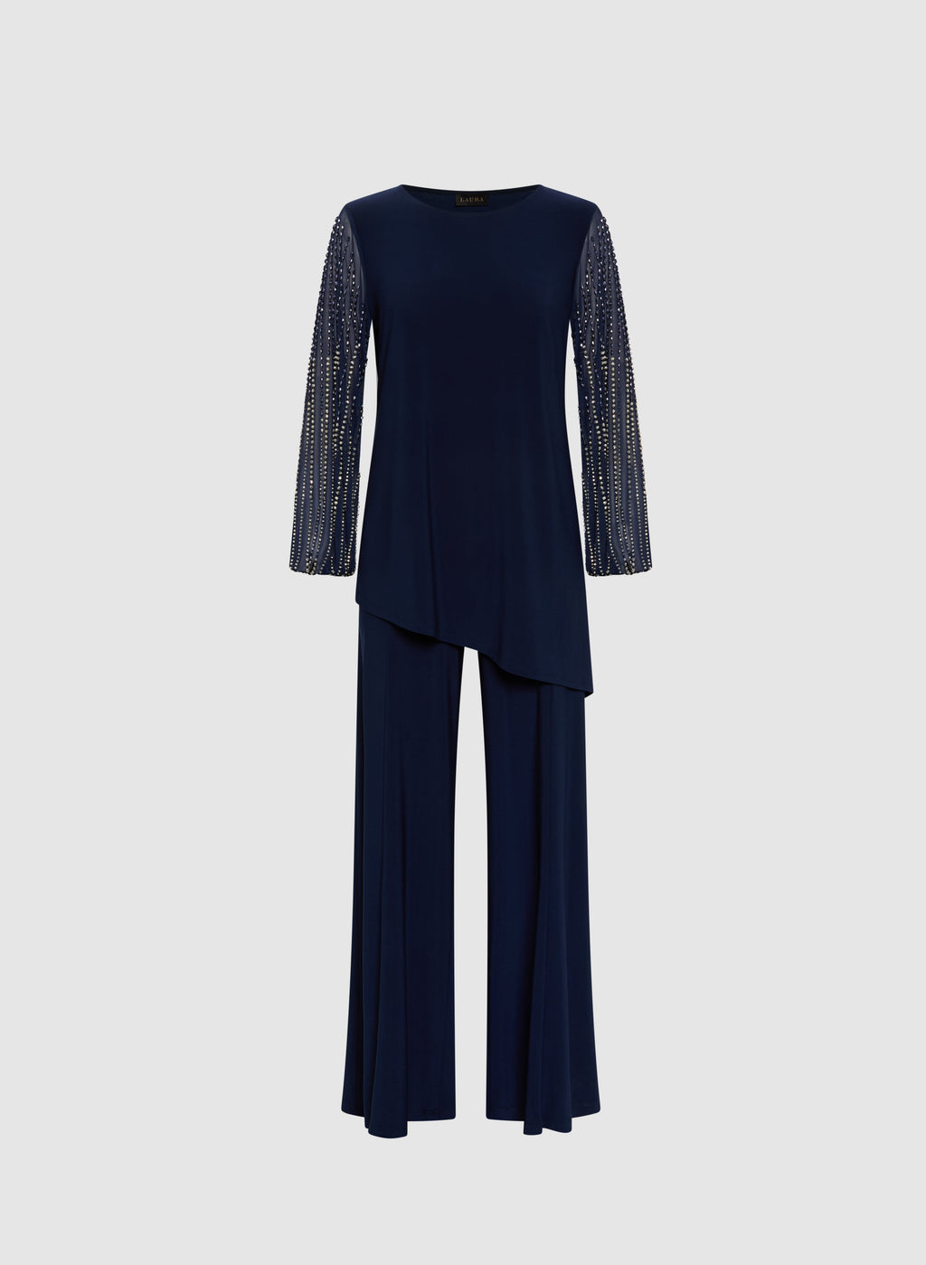 Beaded Top & Pants Set