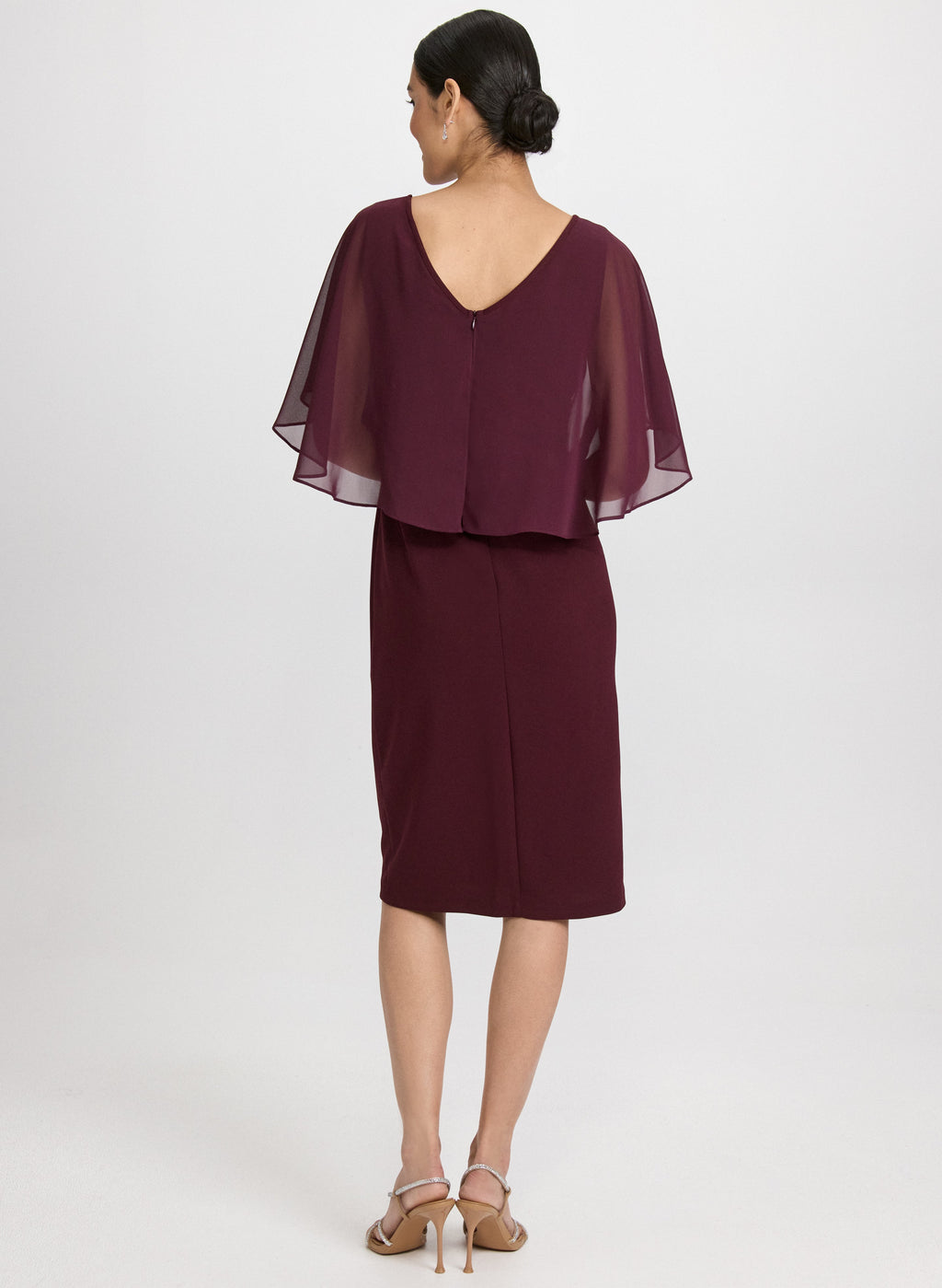 Capelet Overlay Dress
