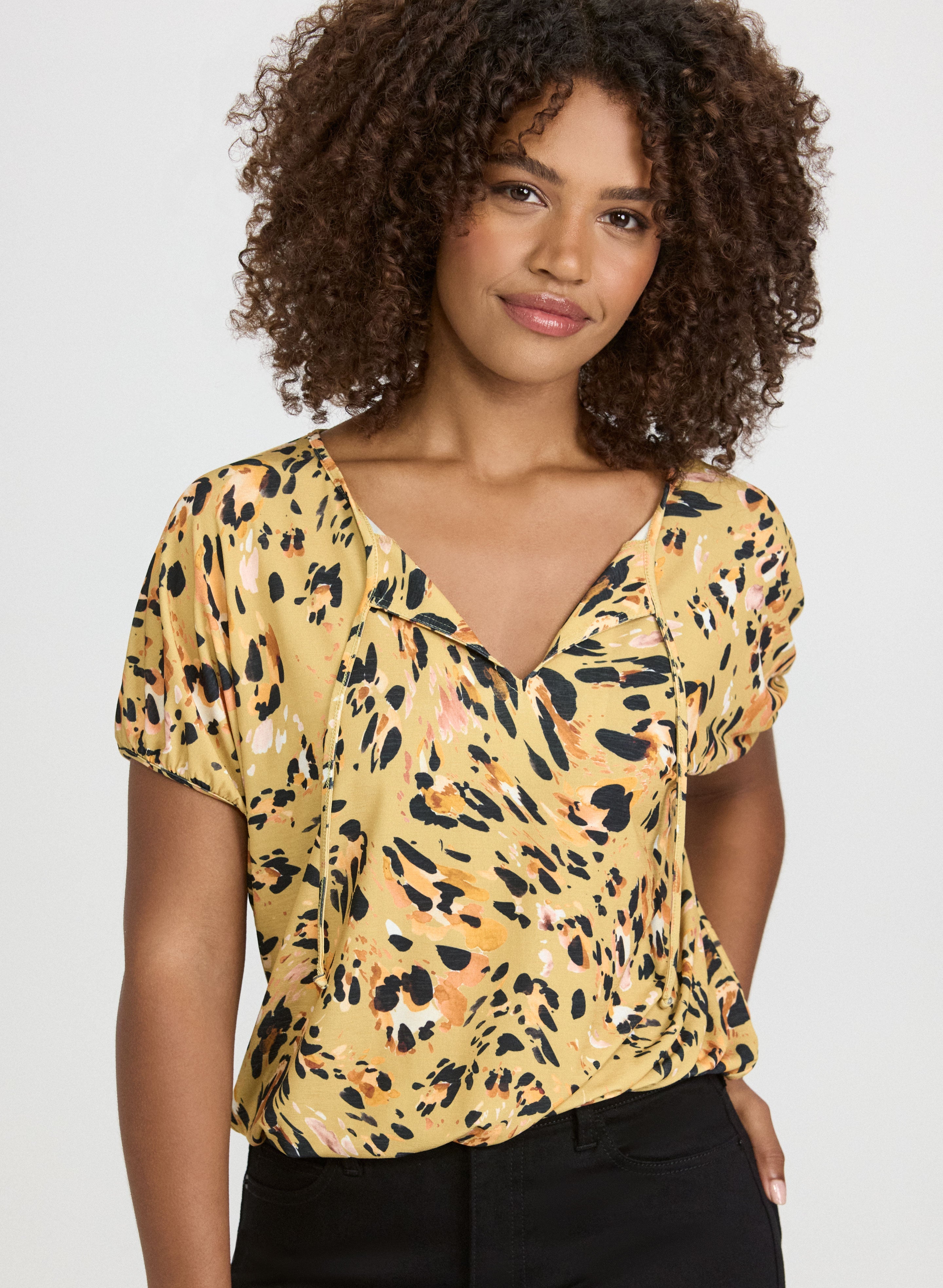 Abstract Print Top