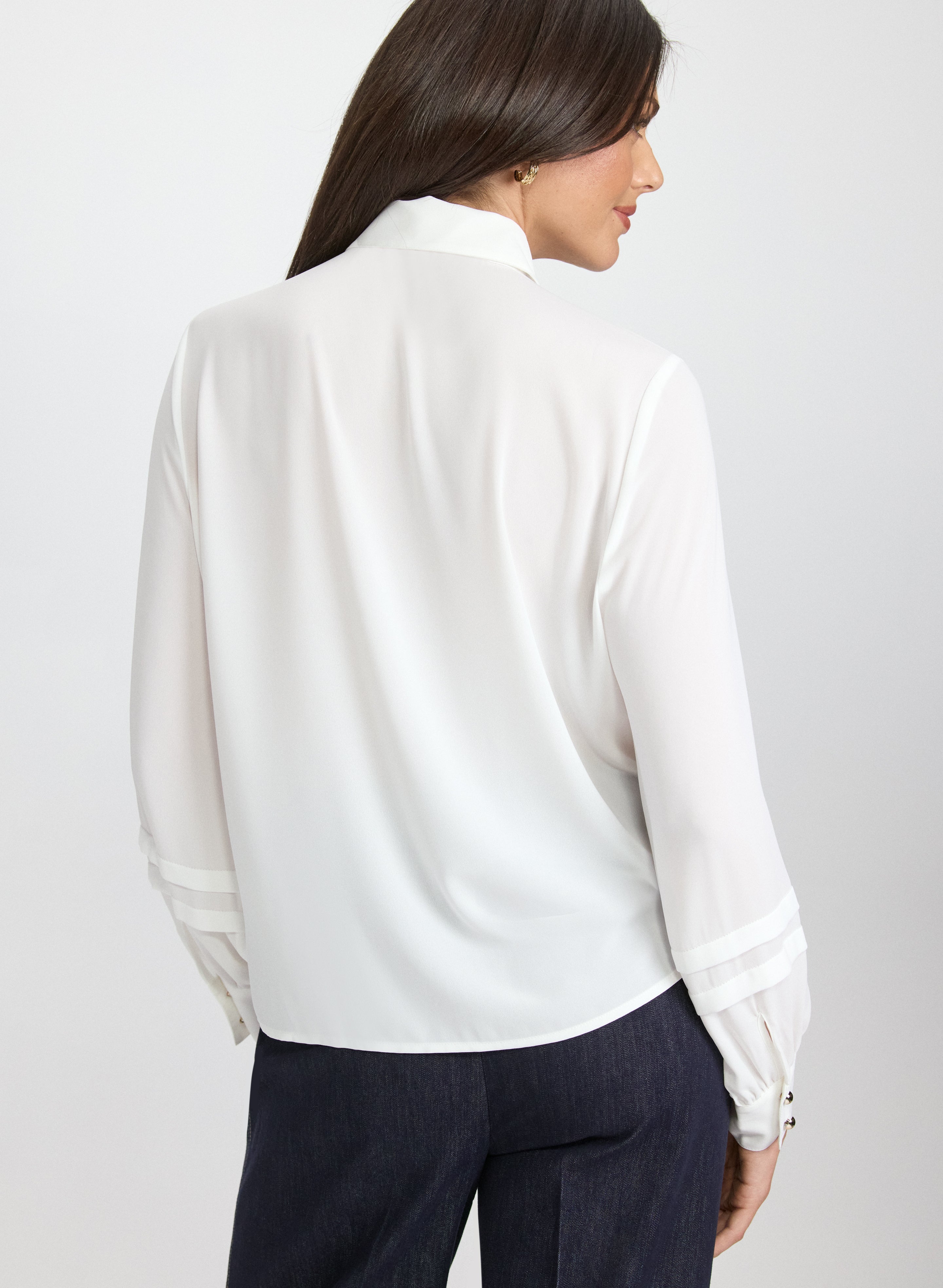 Button Detail Blouse