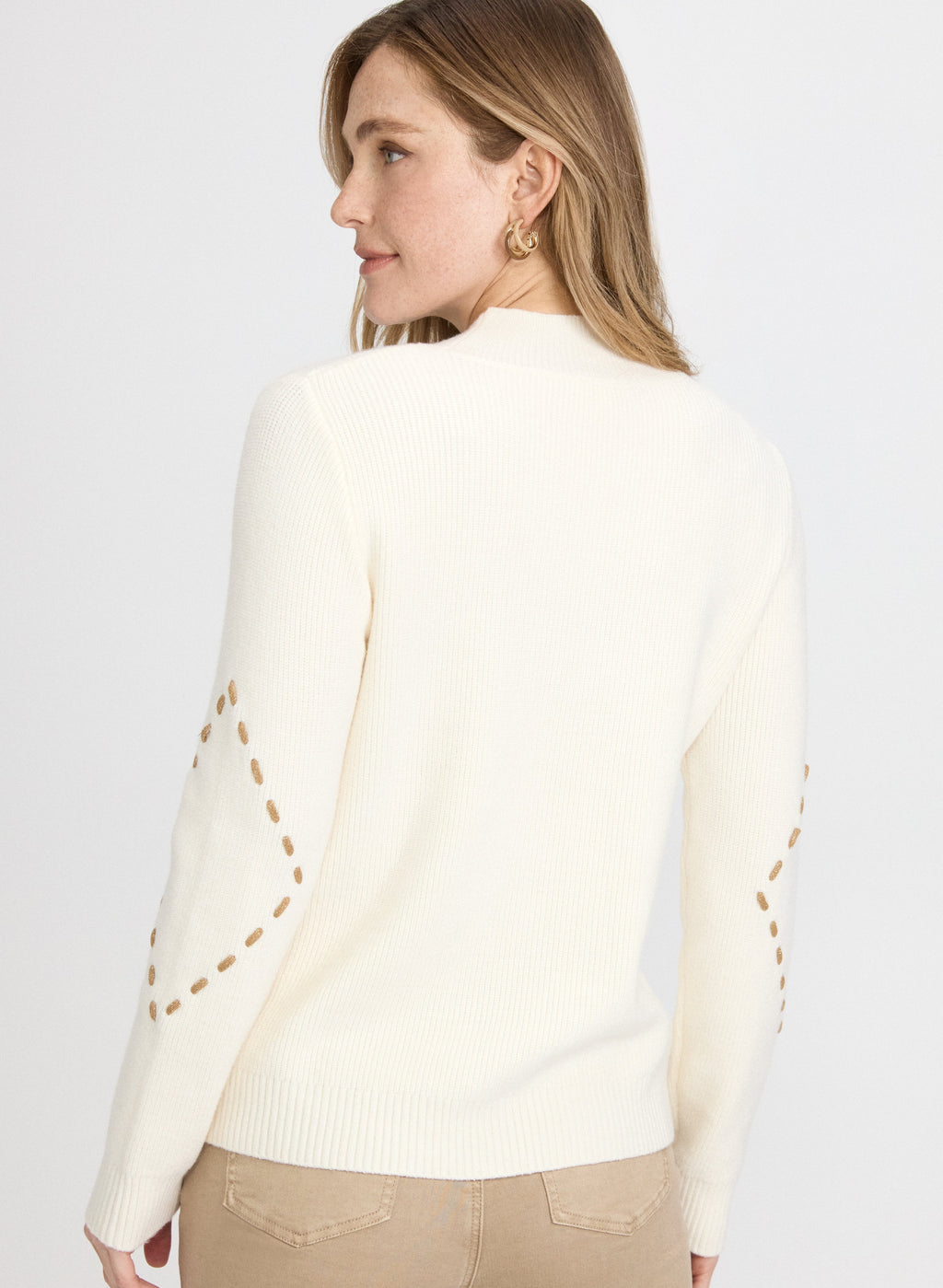 Contrast Stitch Sweater