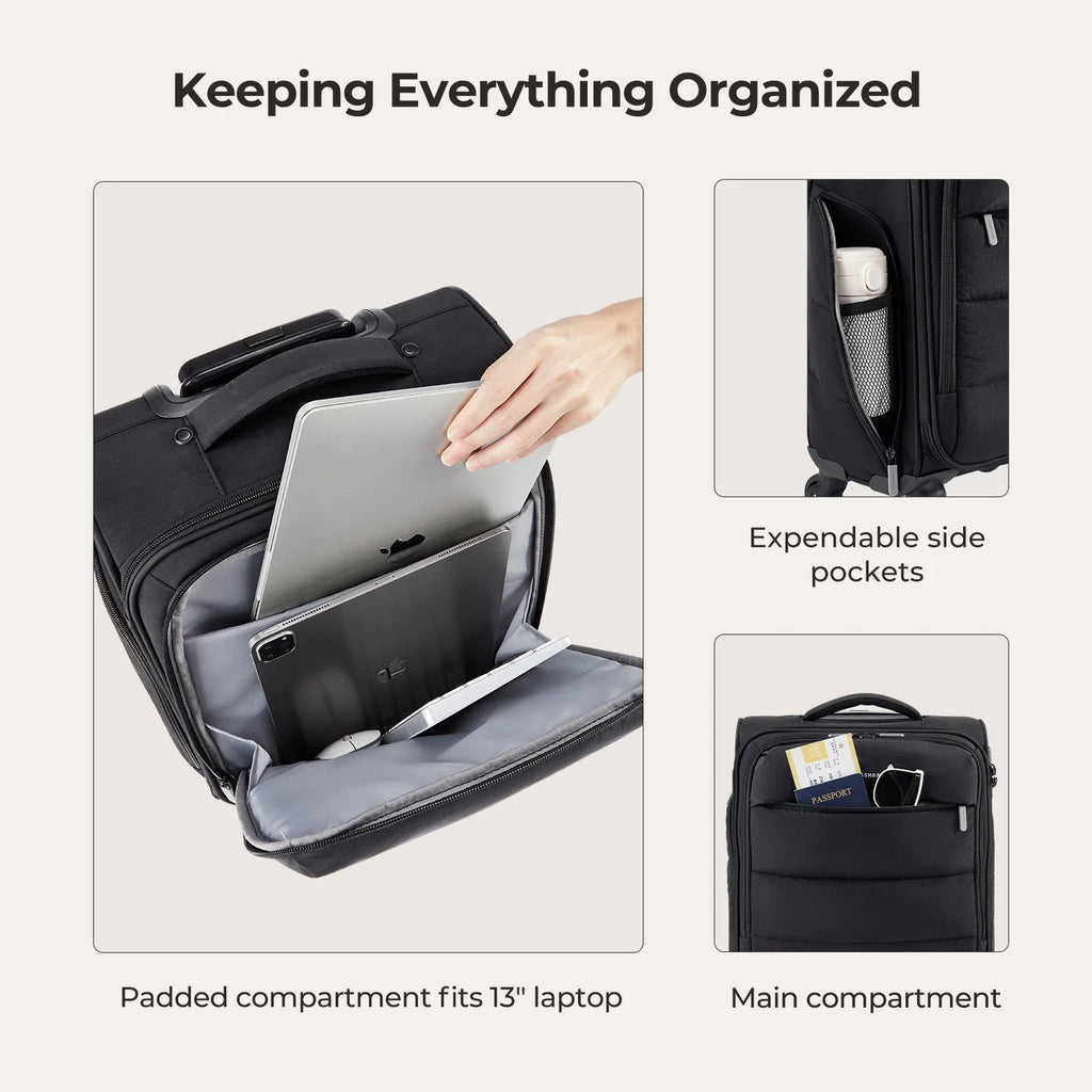 Bagsmart 16 Personal Item Carry on Luggage