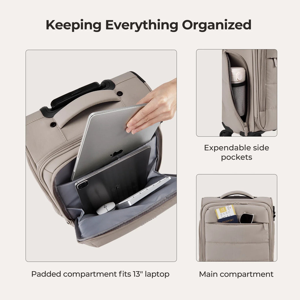 Bagsmart 16 Personal Item Carry on Luggage