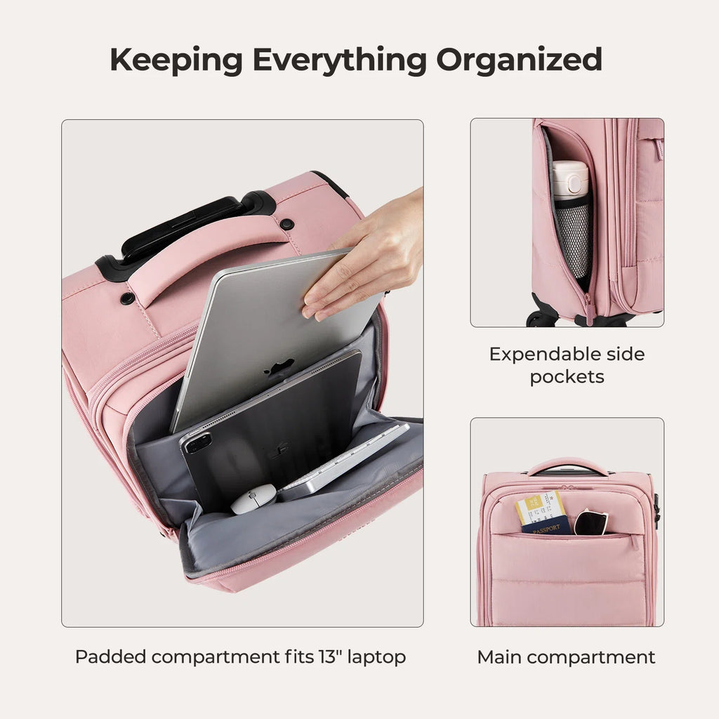 Bagsmart 16 Personal Item Carry on Luggage