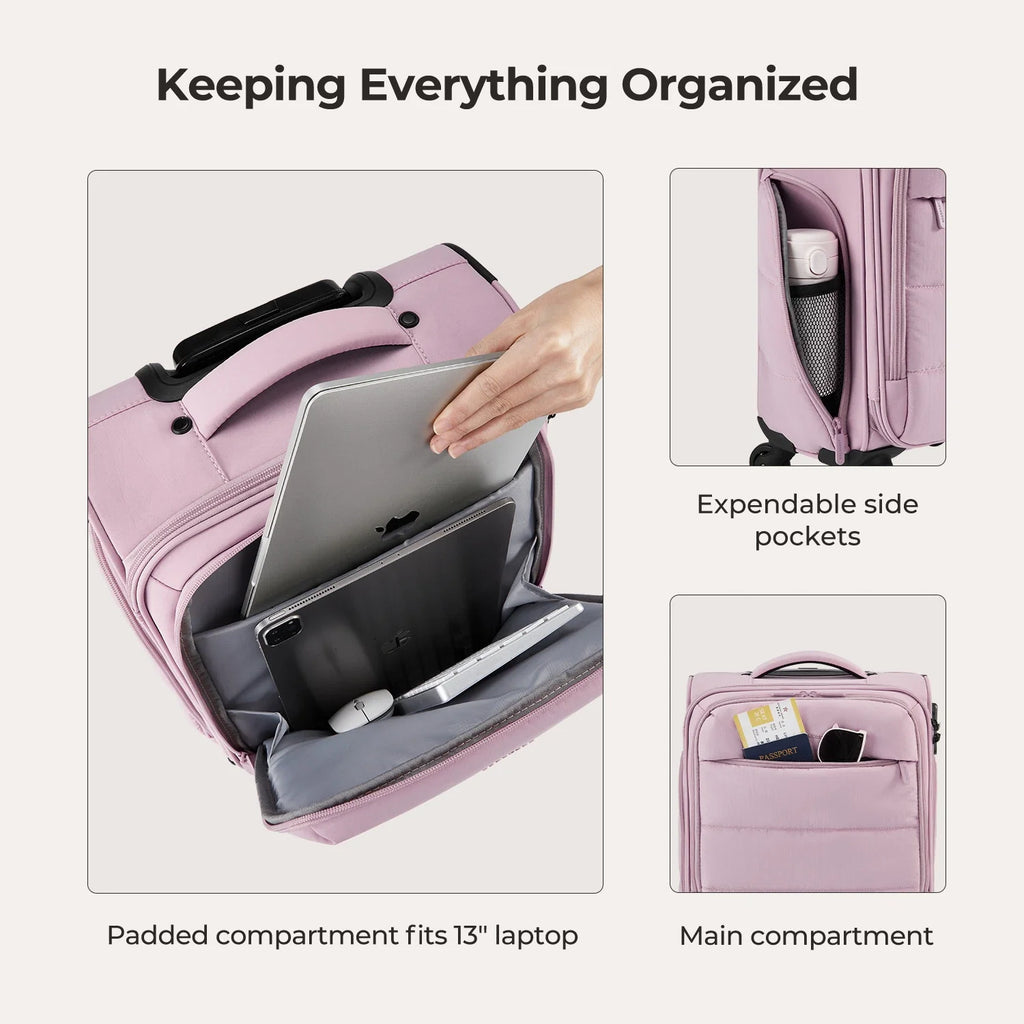 Bagsmart 16 Personal Item Carry on Luggage