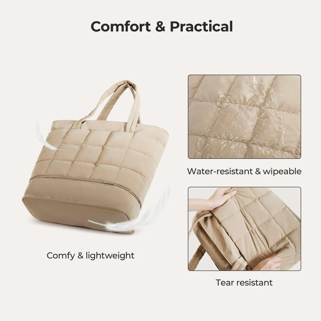 Bubble 22L-28L Expandable Puffer Travel Tote Bag