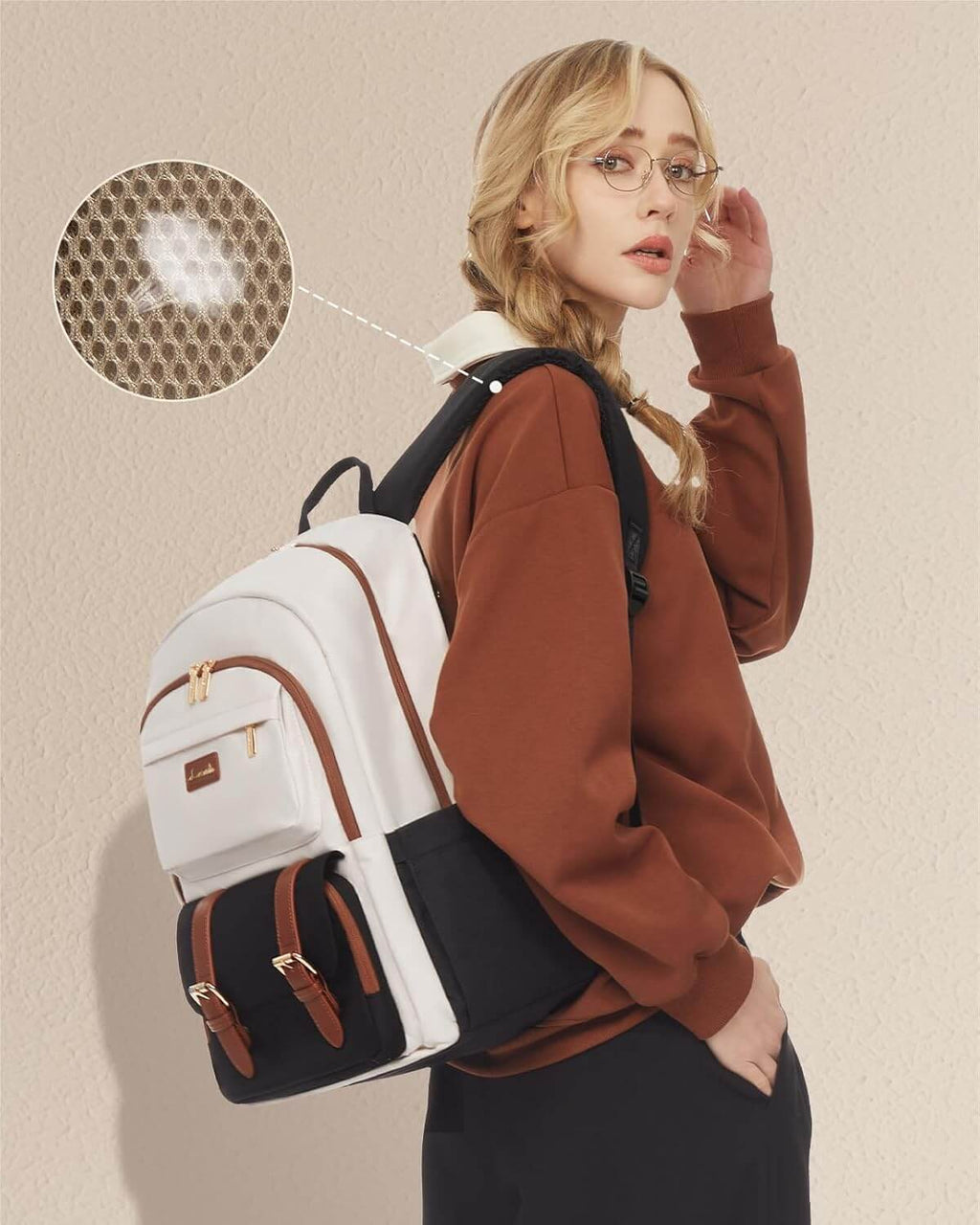 College Laptop Backpack, 15.6 17.3