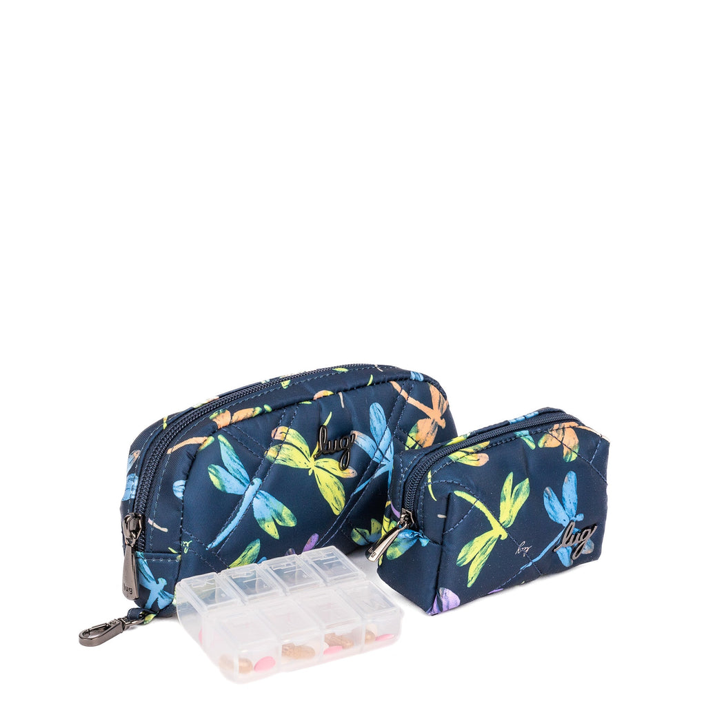 Bobsled XL Eyeglass Case & Choo Choo Mini Pill Box Set