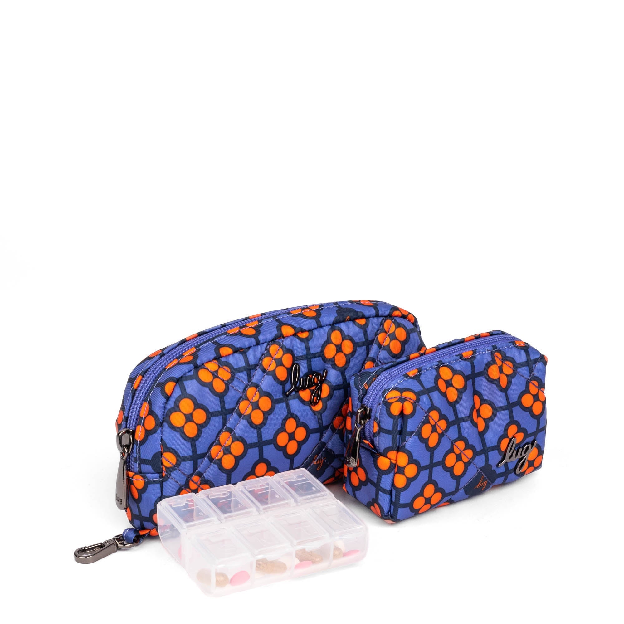 Bobsled XL Eyeglass Case & Choo Choo Mini Pill Box Set