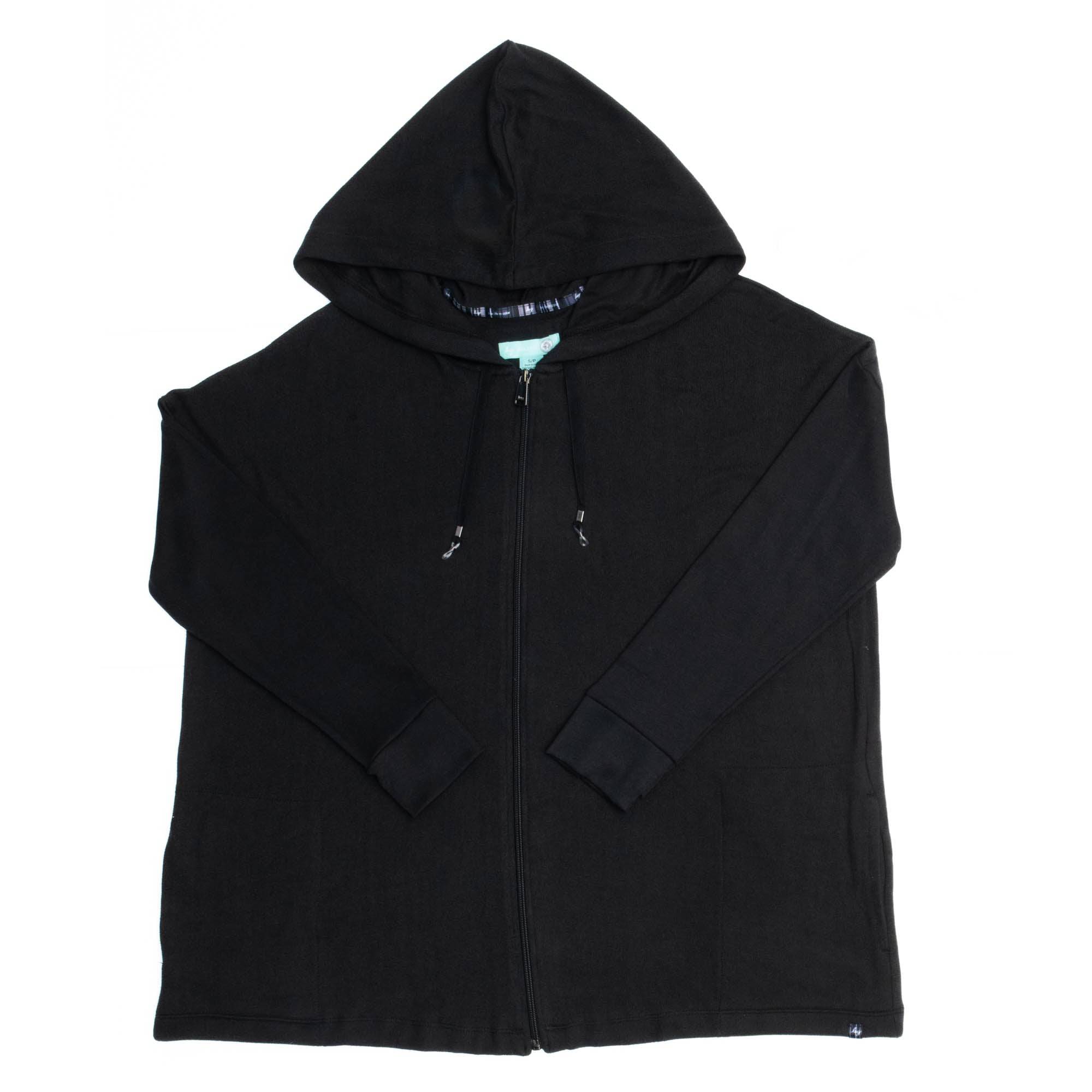 Bolero Brushed Sweater Knit Zip-Up