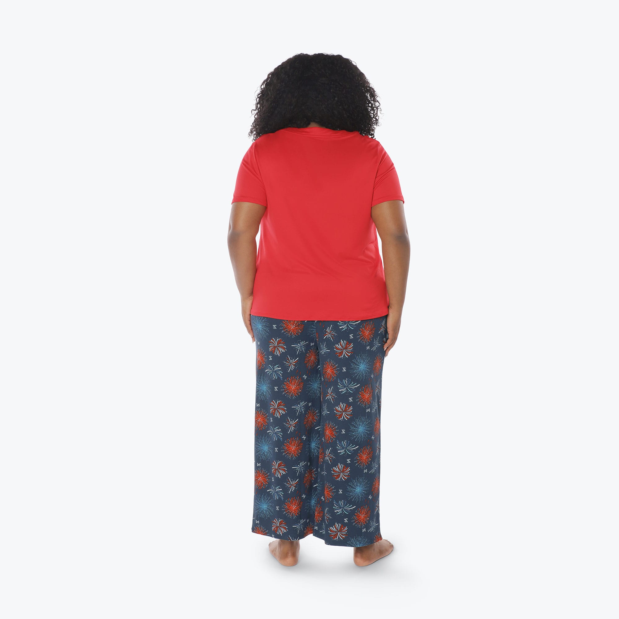 Boomerang Relaxed Tee & Cropped Pants Set