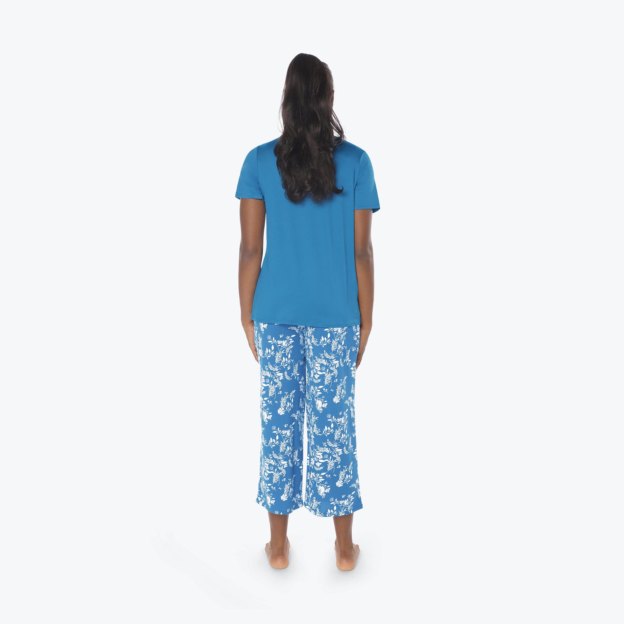 Boomerang Relaxed Tee & Cropped Pants Set