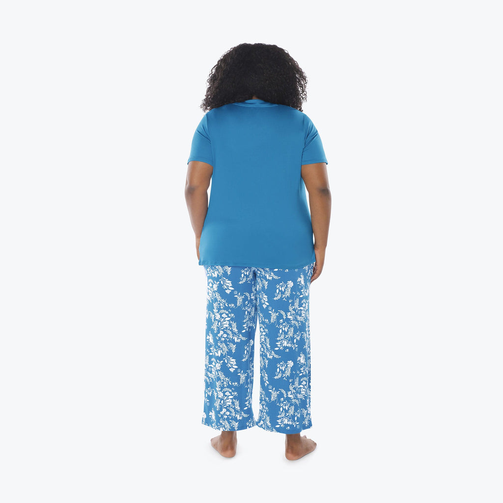 Boomerang Relaxed Tee & Cropped Pants Set