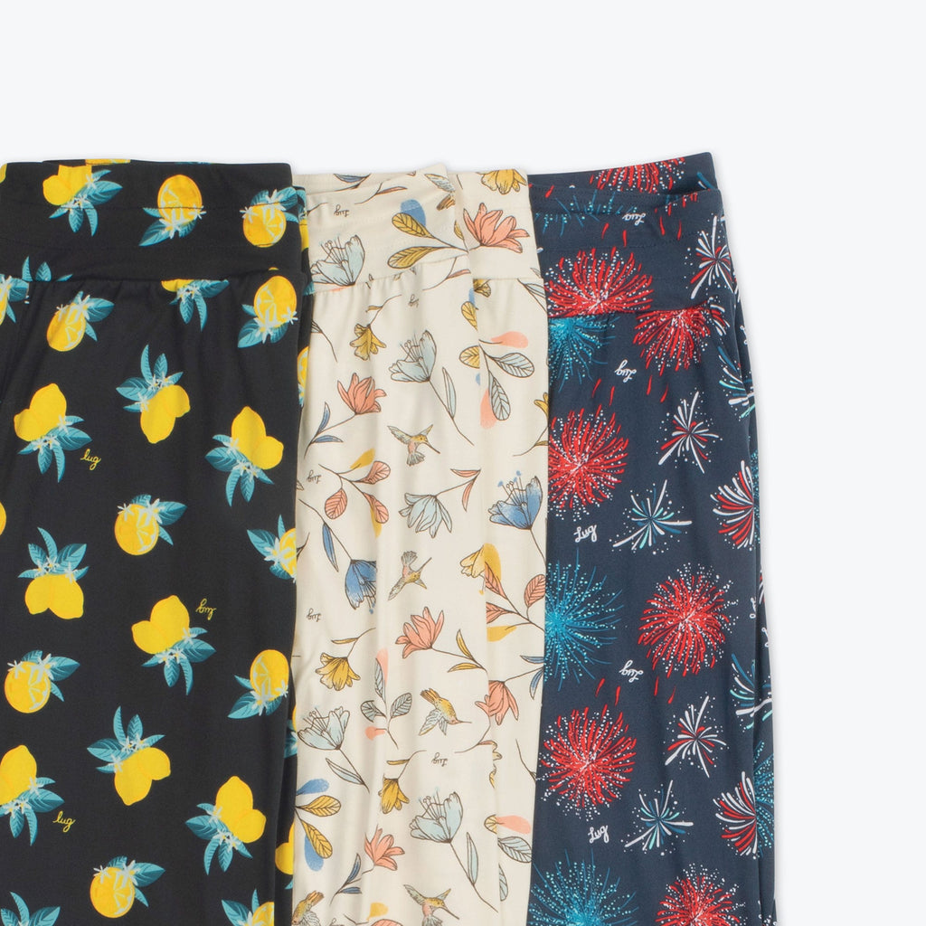 Boomerang Relaxed Tee & Cropped Pants Set