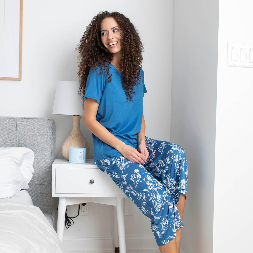 Boomerang Relaxed Tee & Cropped Pants Set