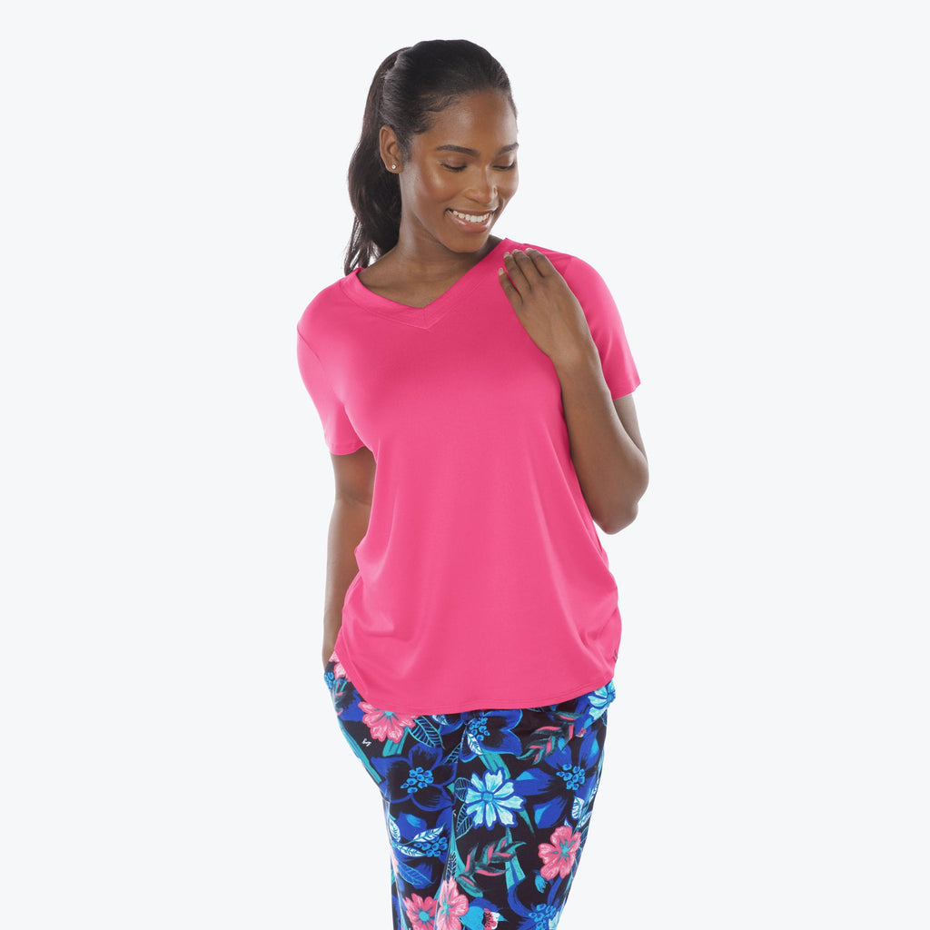 Boomerang Relaxed Tee & Cropped Pants Set