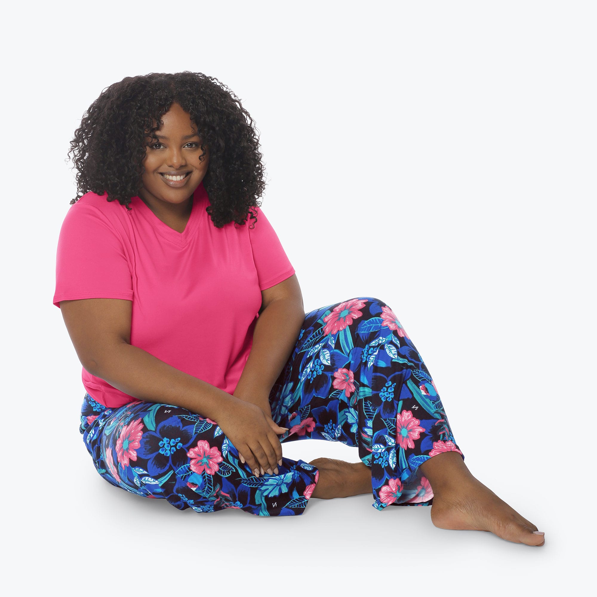 Boomerang Relaxed Tee & Cropped Pants Set