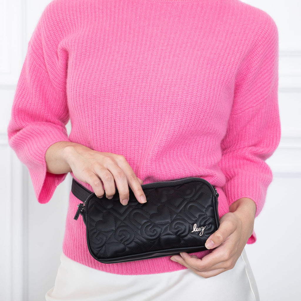 Coupe XL Love Satin Luxe Convertible Crossbody Bag