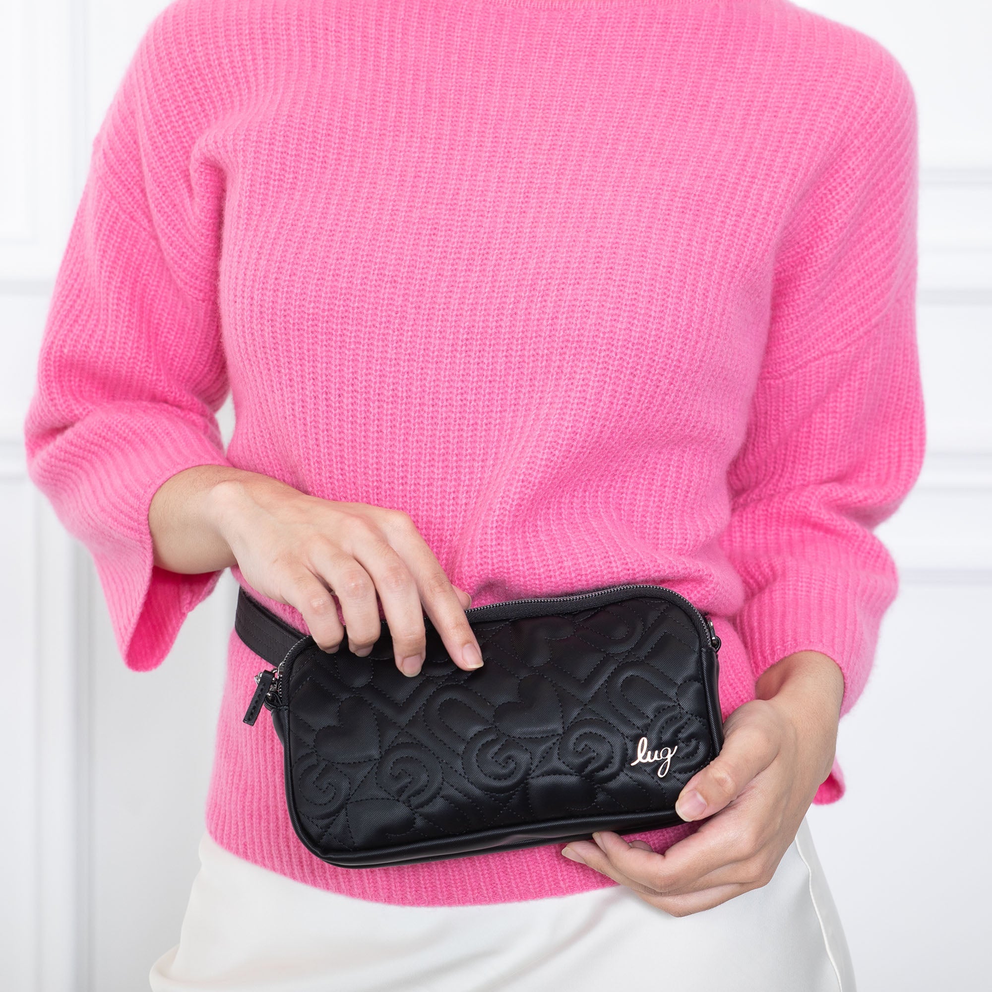 Coupe XL Love Satin Luxe Convertible Crossbody Bag