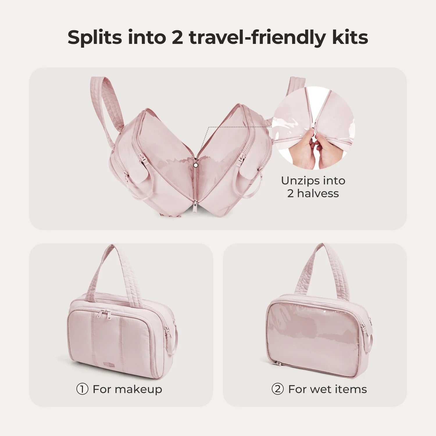 Crush Hanging Toiletry Bag