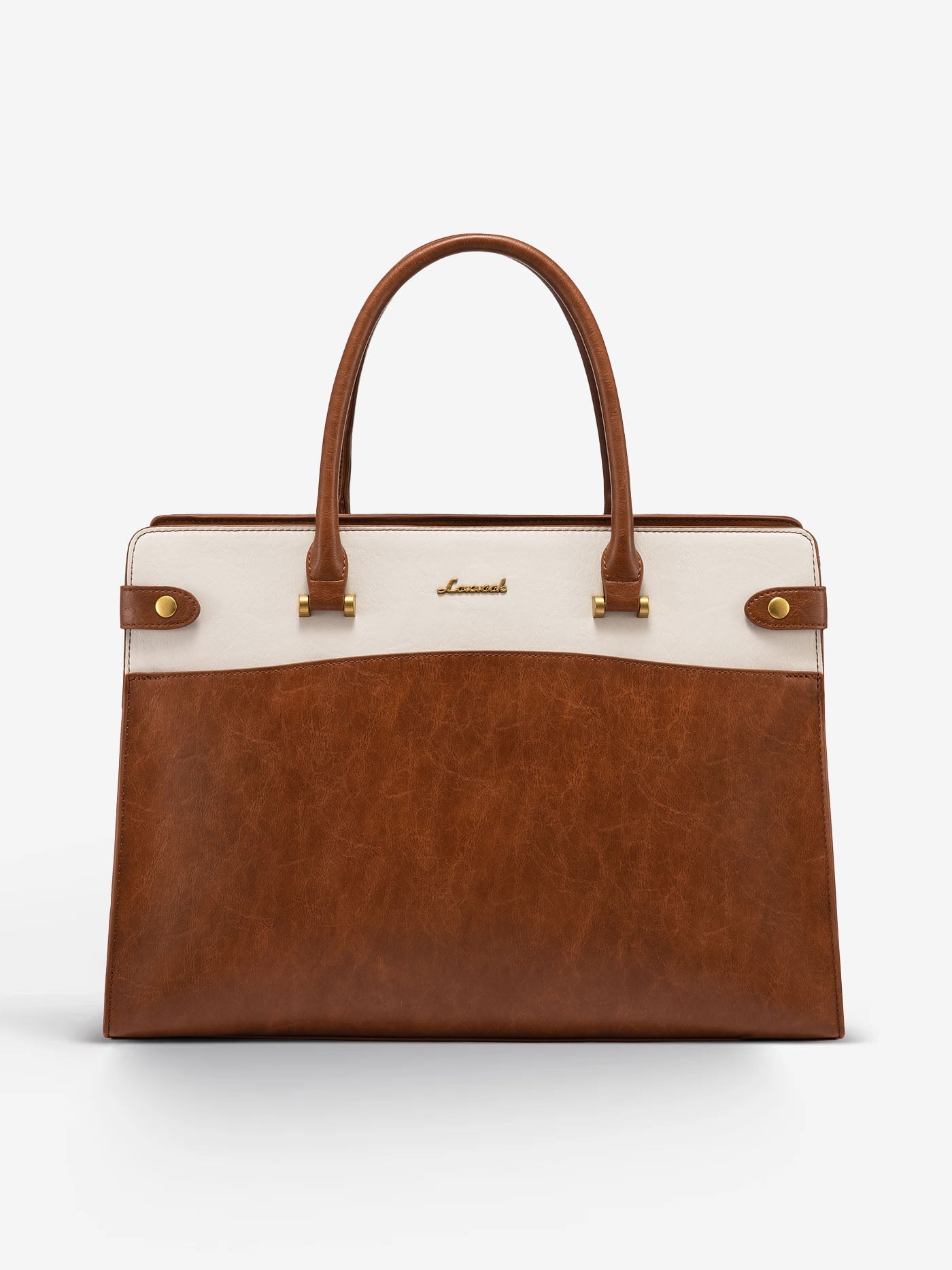 2Pcs Vintage Waterproof Laptop Bag, 15.6 17.3