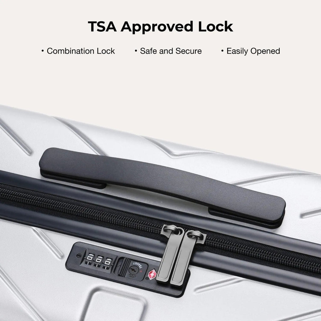 Daren 16-20 Inch Lightweight Hardside Carry-On Suitcase