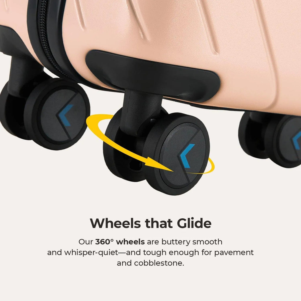 Daren 16-20 Inch Lightweight Hardside Carry-On Suitcase