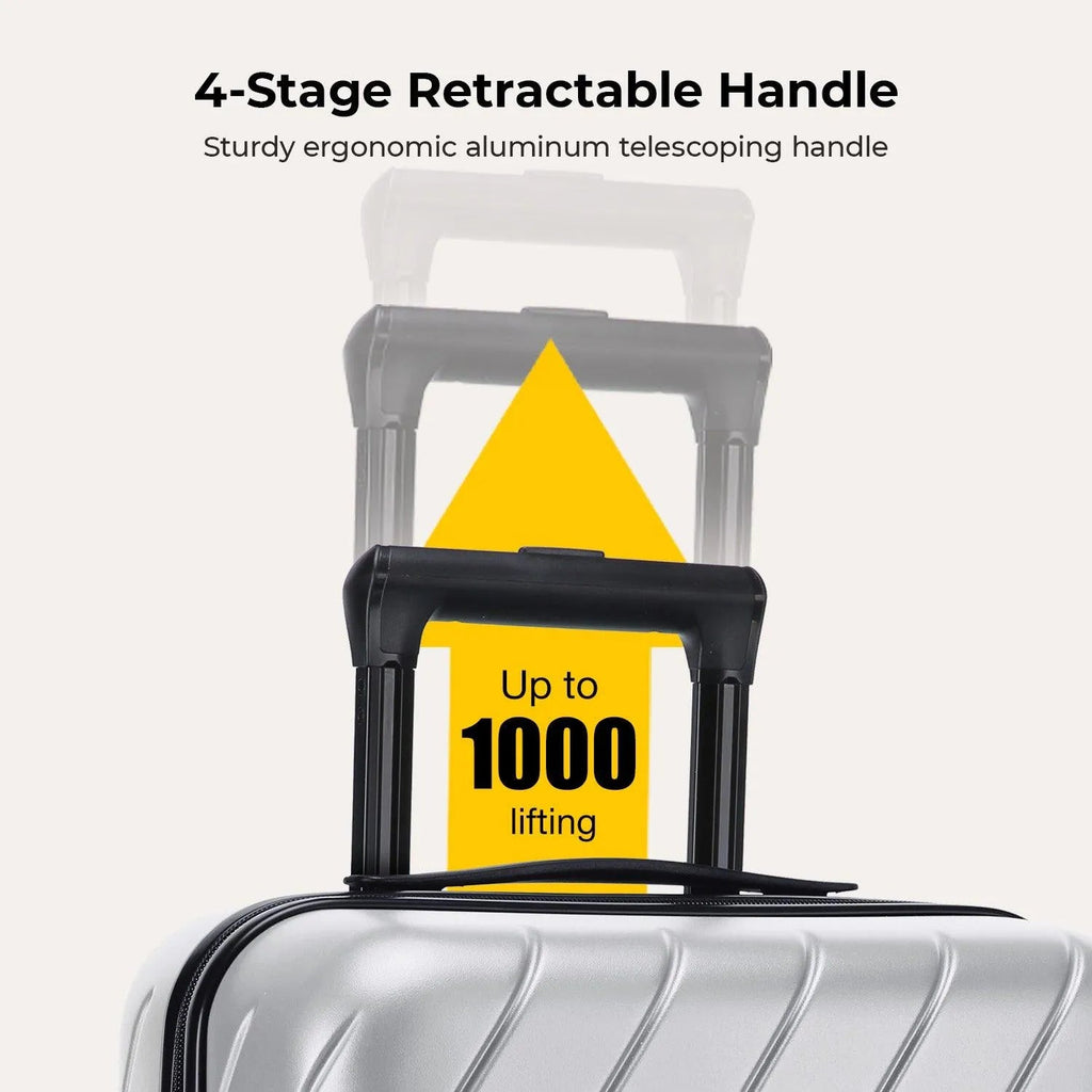 Daren 16-20 Inch Lightweight Hardside Carry-On Suitcase