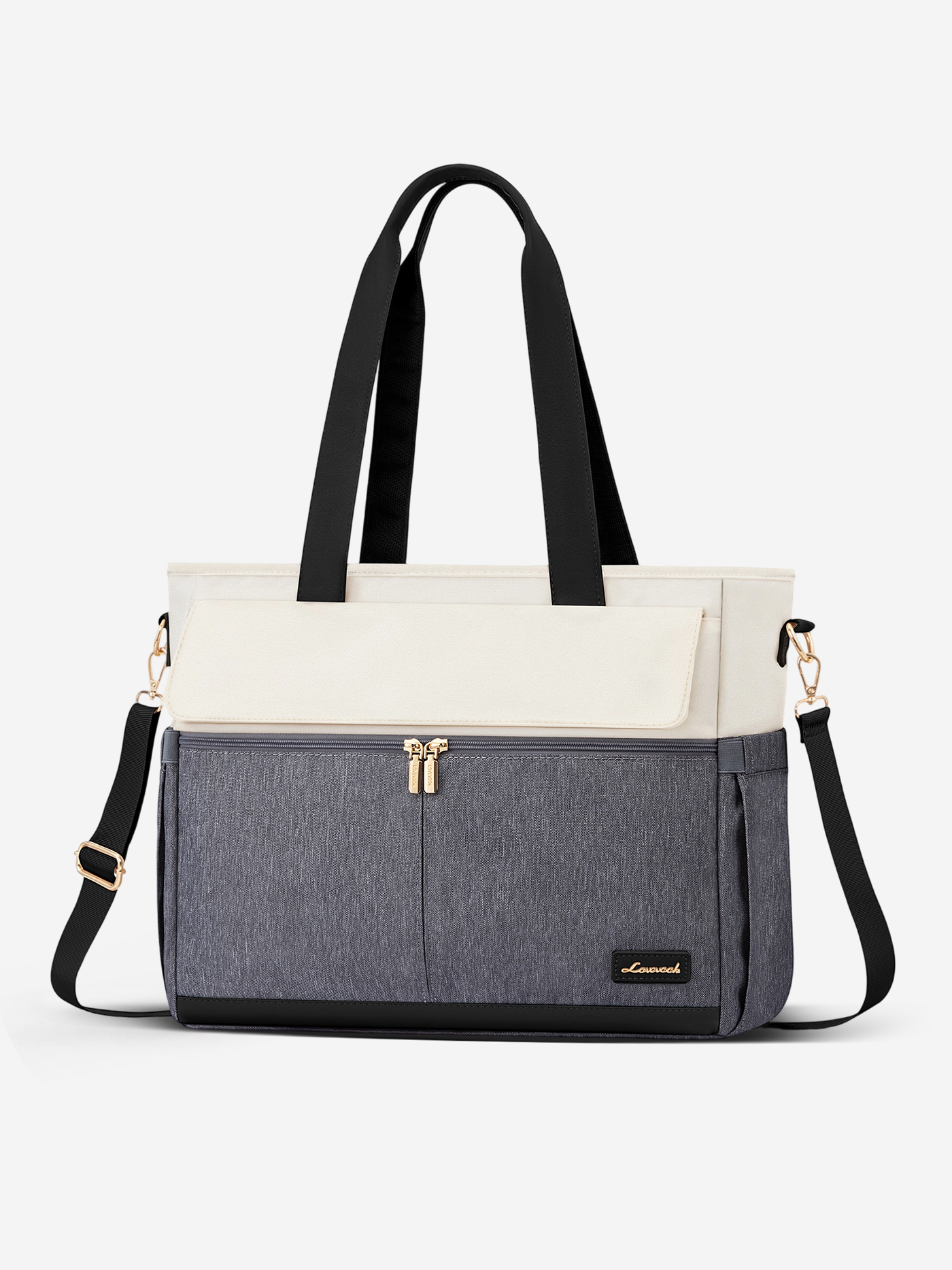 Canvas Laptop Tote Bag, 15.6