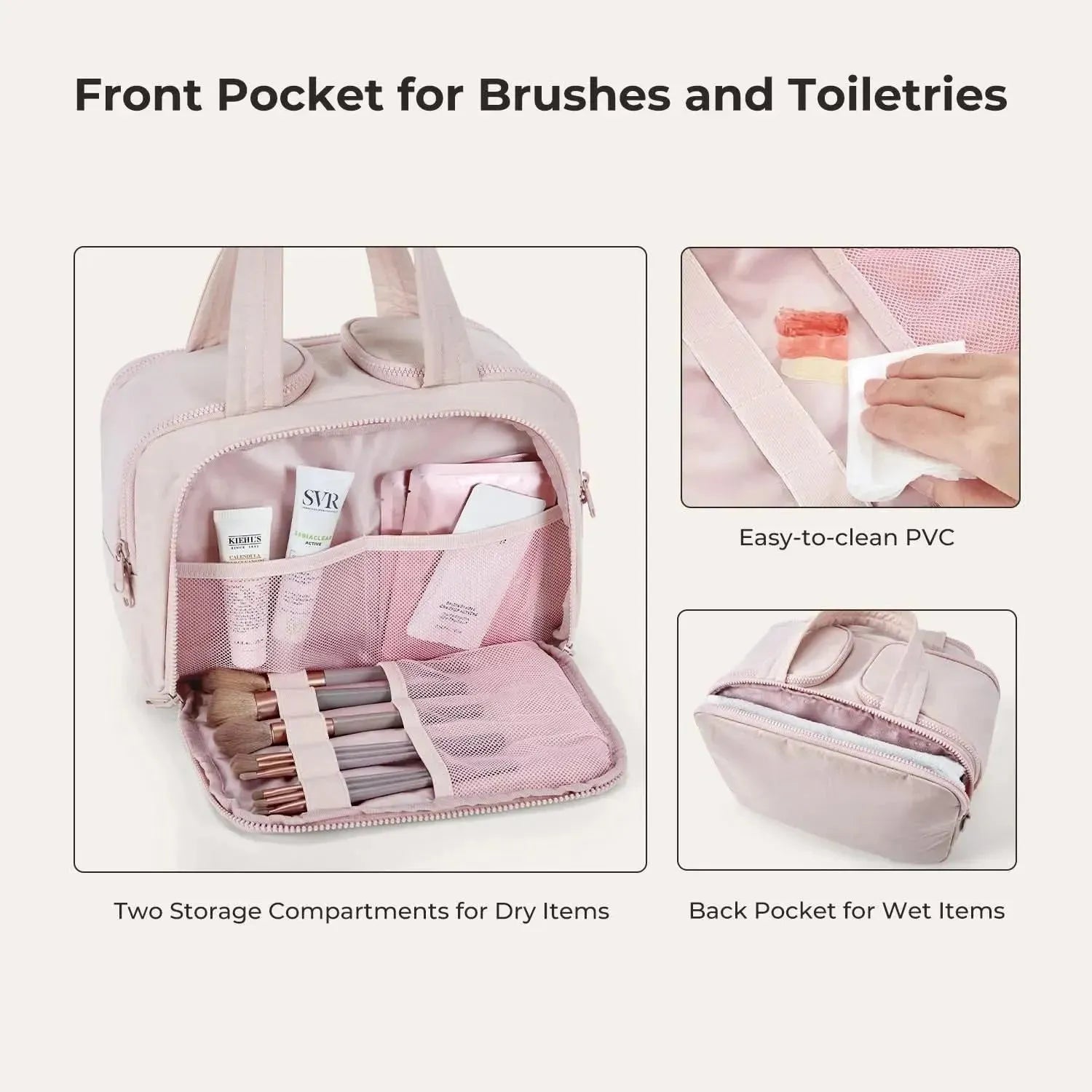 Crush Toiletry Bag 6 Colors