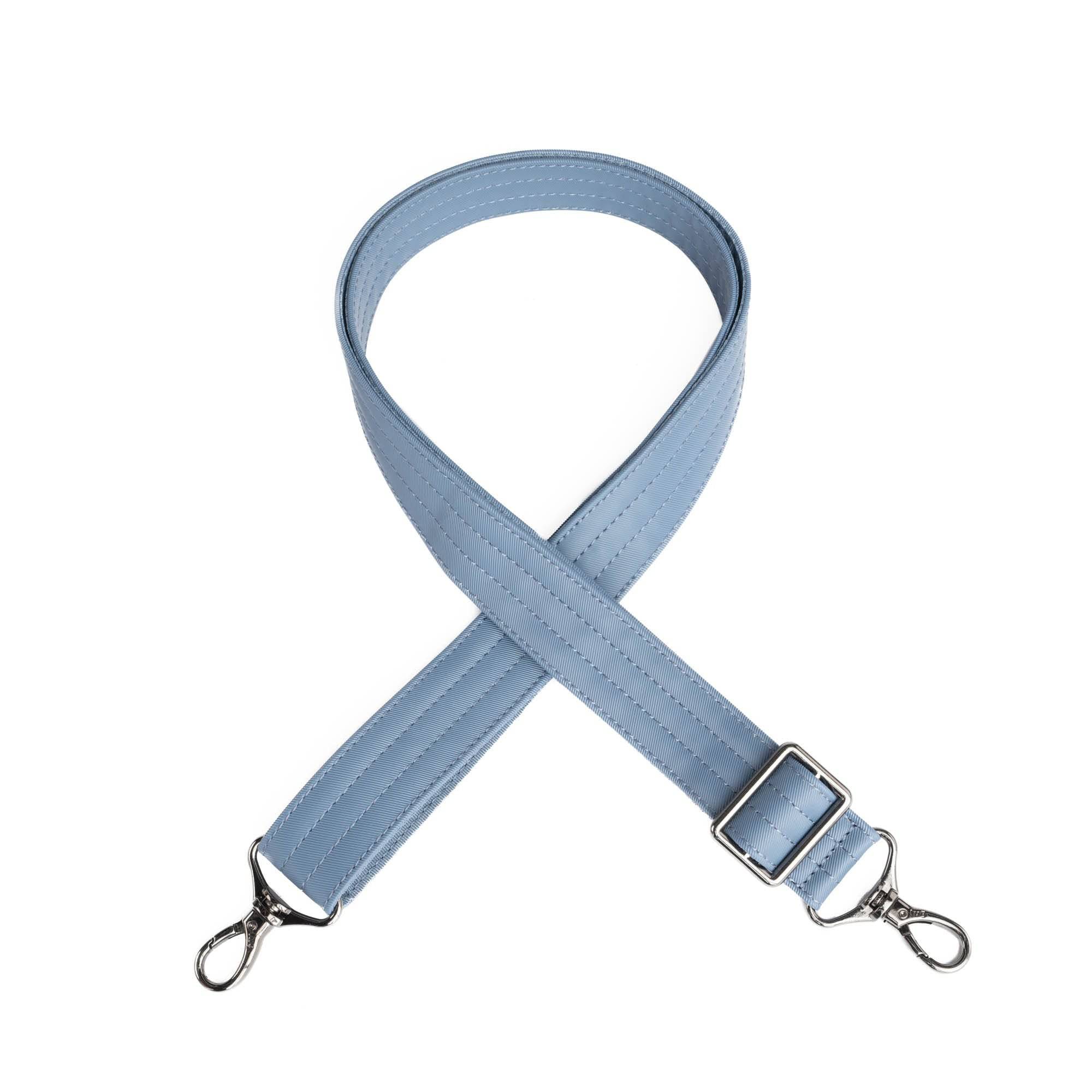 Adjustable Webbed Satin Luxe VL Bag Strap - 1.25