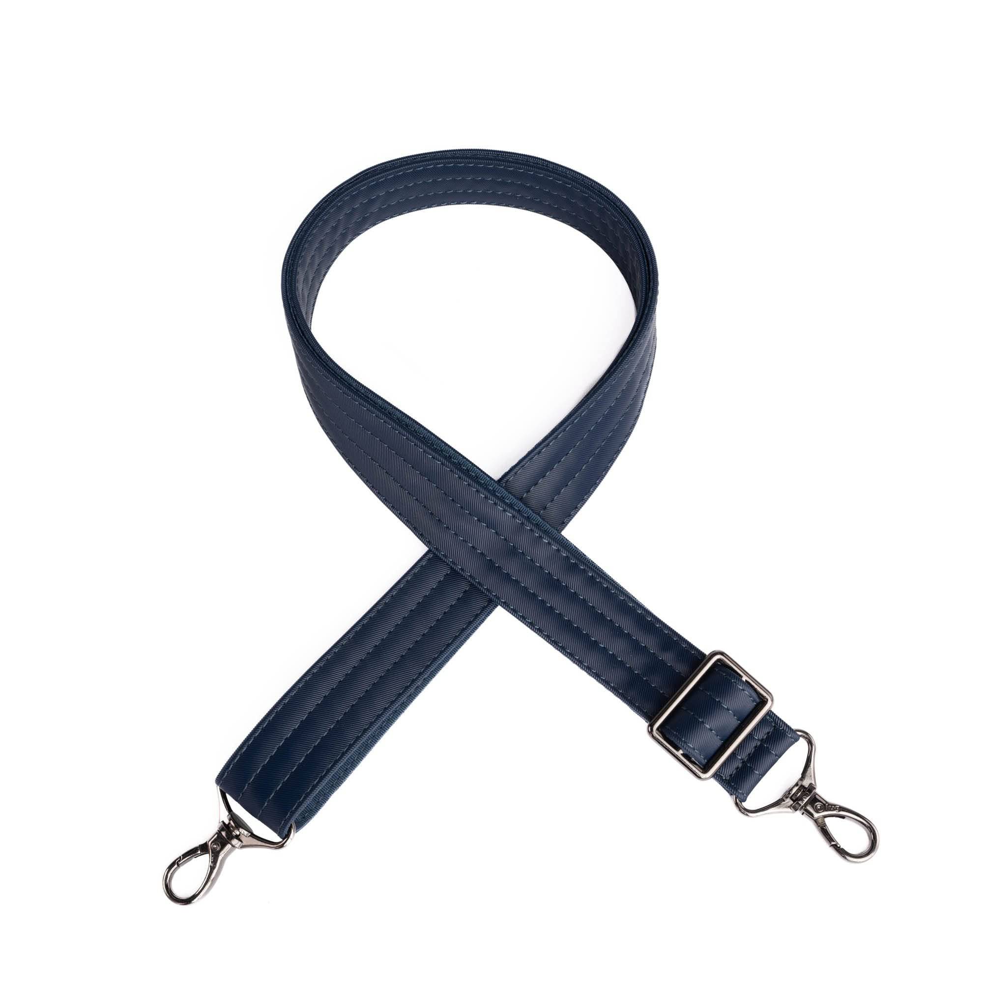 Adjustable Webbed Satin Luxe VL Bag Strap - 1.25