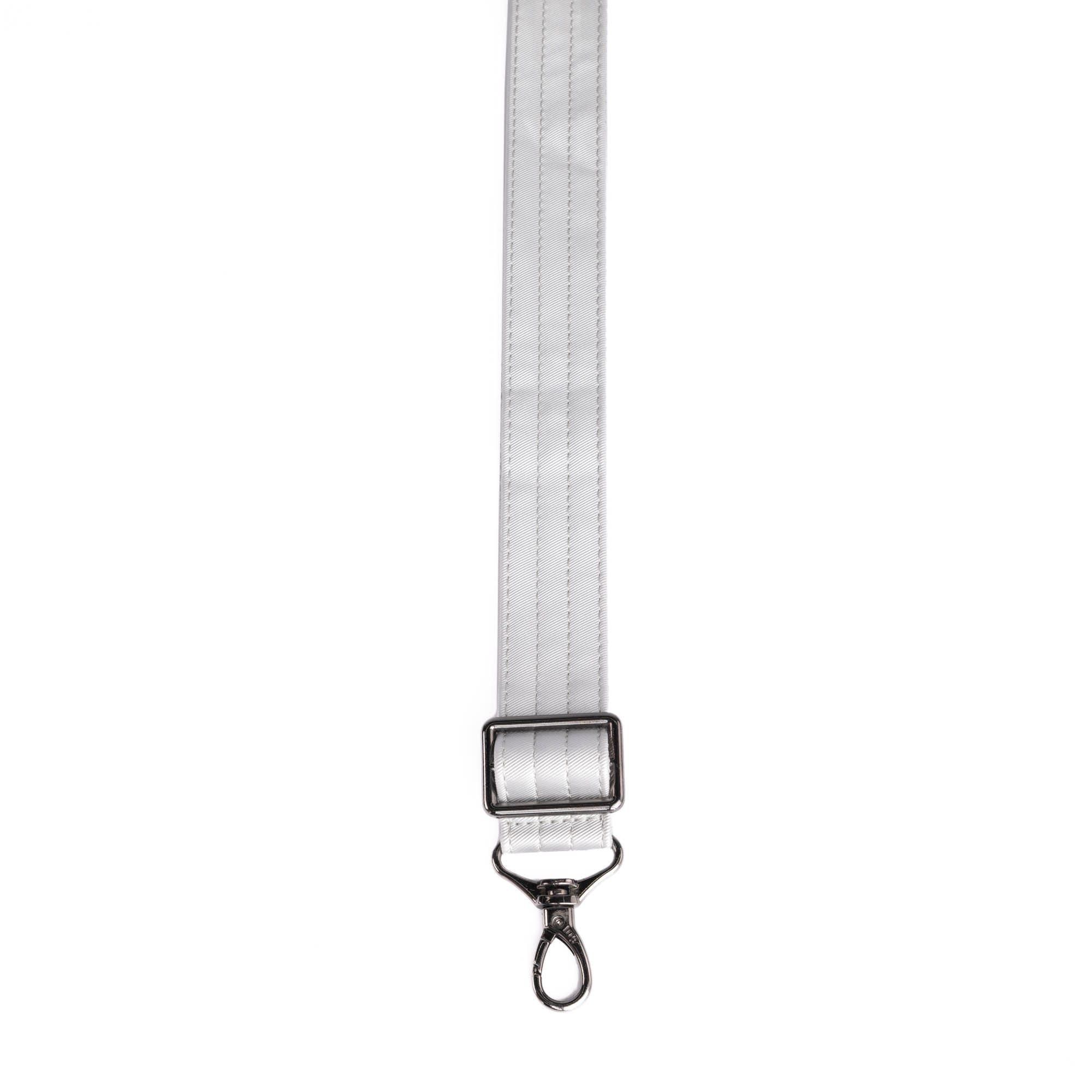 Adjustable Webbed Satin Luxe VL Bag Strap - 1.25