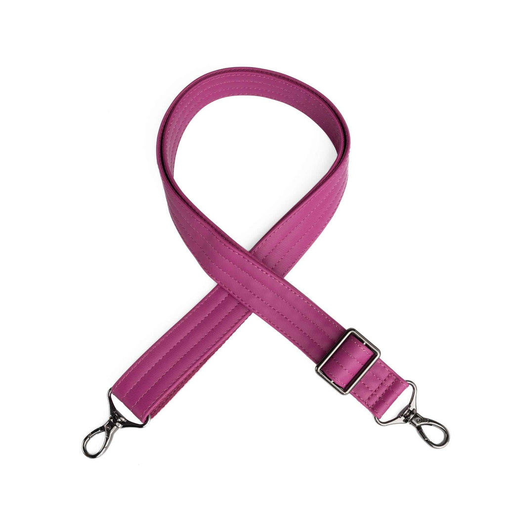 Adjustable Webbed Satin Luxe VL Bag Strap - 1.25