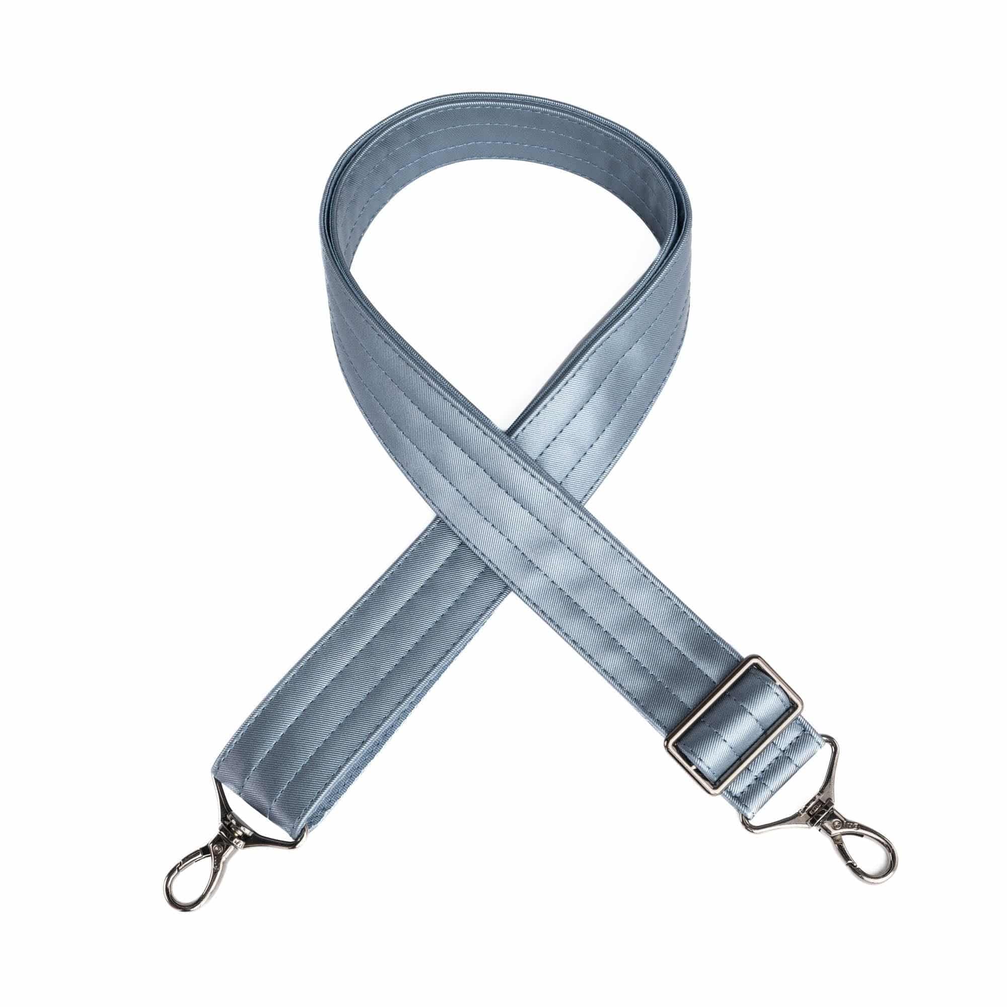 Adjustable Webbed Satin Luxe VL Bag Strap - 1.5