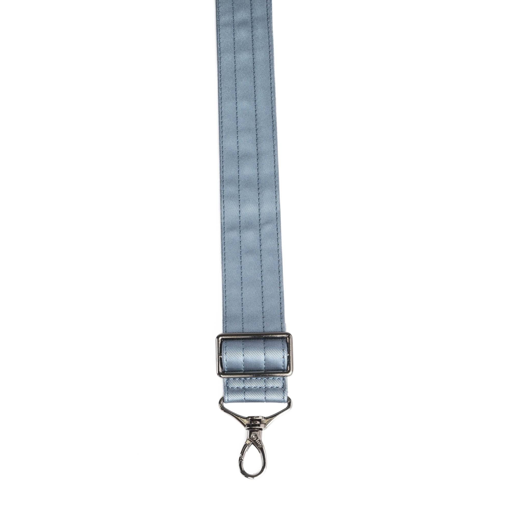 Adjustable Webbed Satin Luxe VL Bag Strap - 1.5